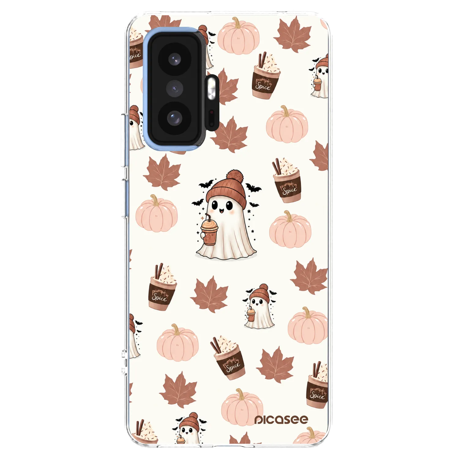 Picasee silikonový průhledný obal pro Xiaomi 11T - Pumpkin spice