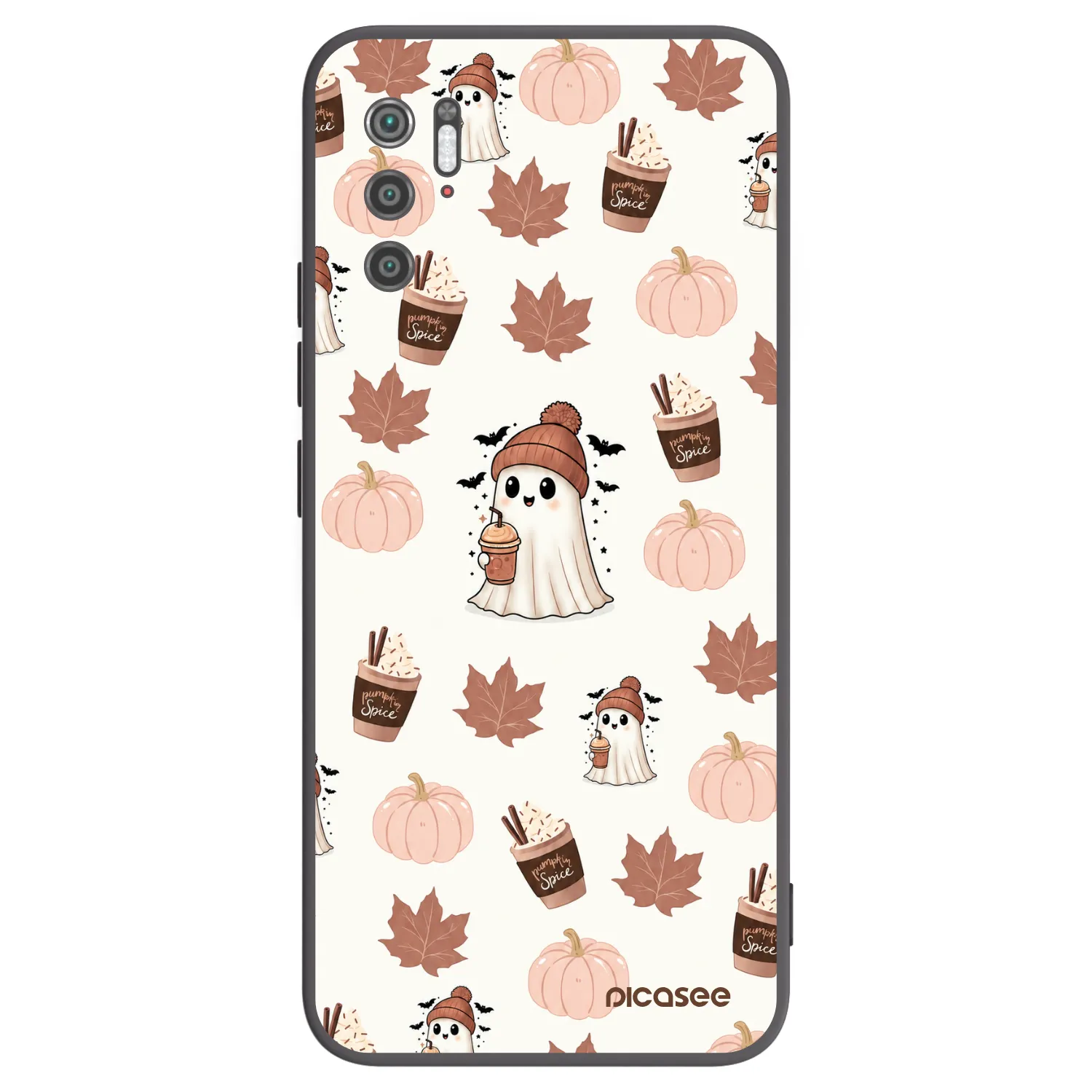 Picasee silikonový černý obal pro Xiaomi Poco M3 Pro 5G - Pumpkin spice
