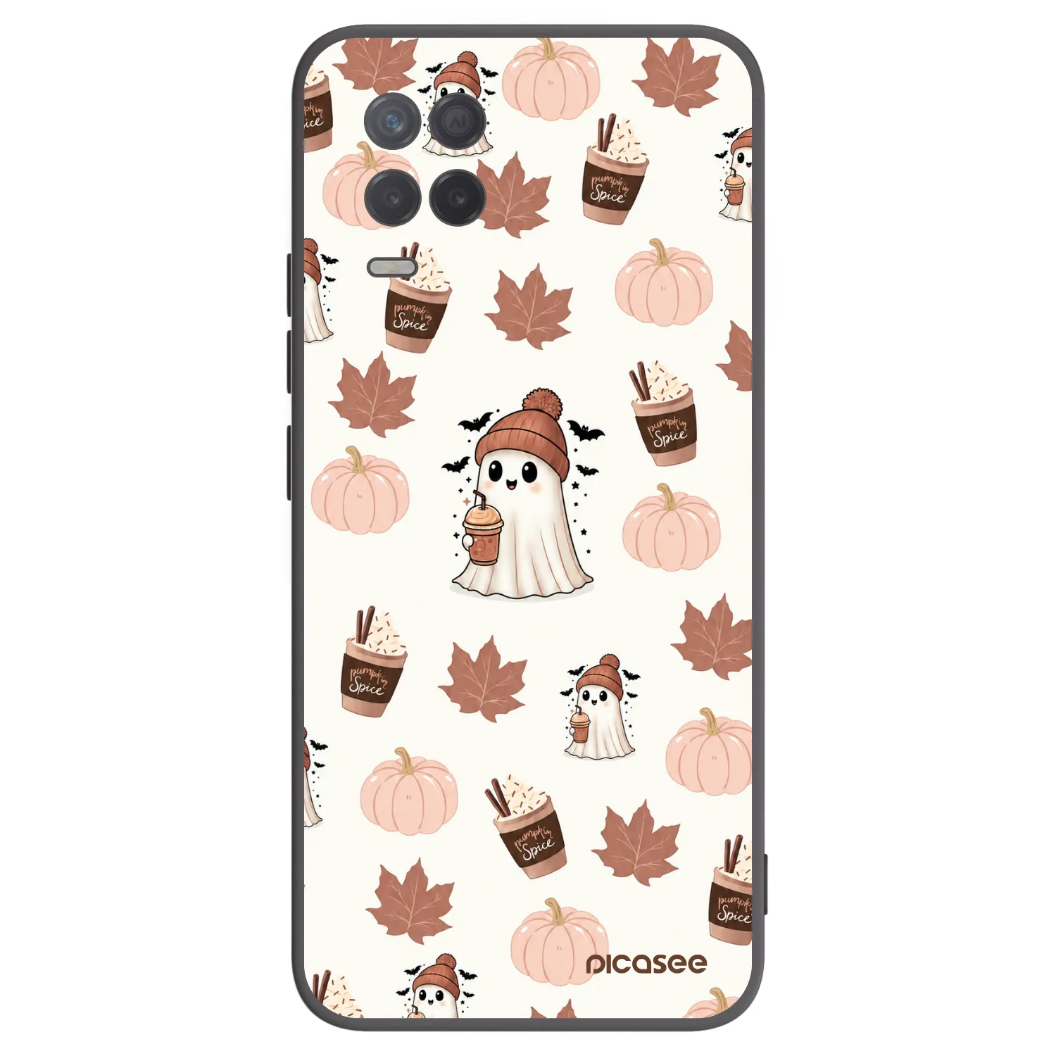 Picasee silikonový černý obal pro Realme 8 5G - Pumpkin spice