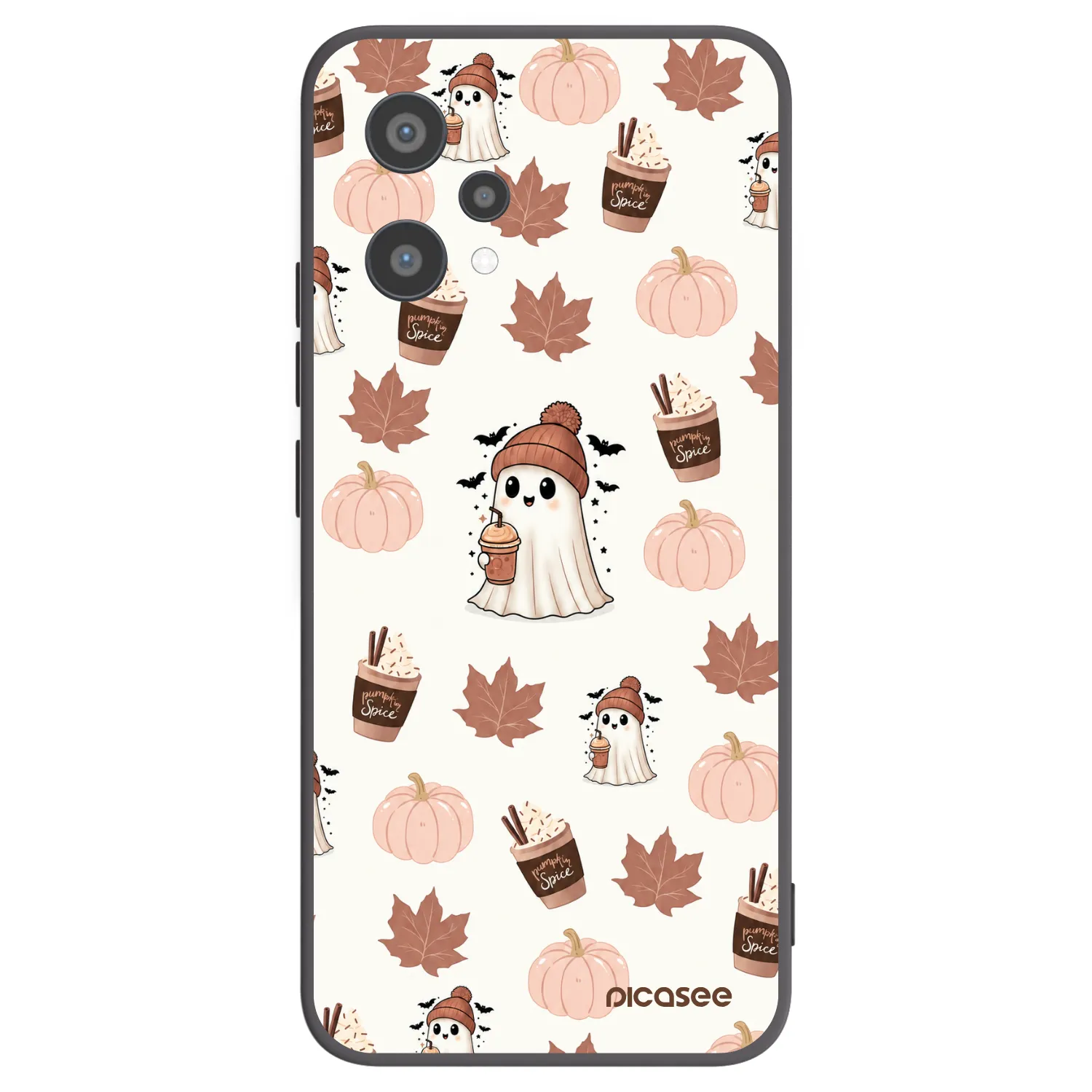 Picasee silikonový černý obal pro Realme 9 Pro 5G - Pumpkin spice