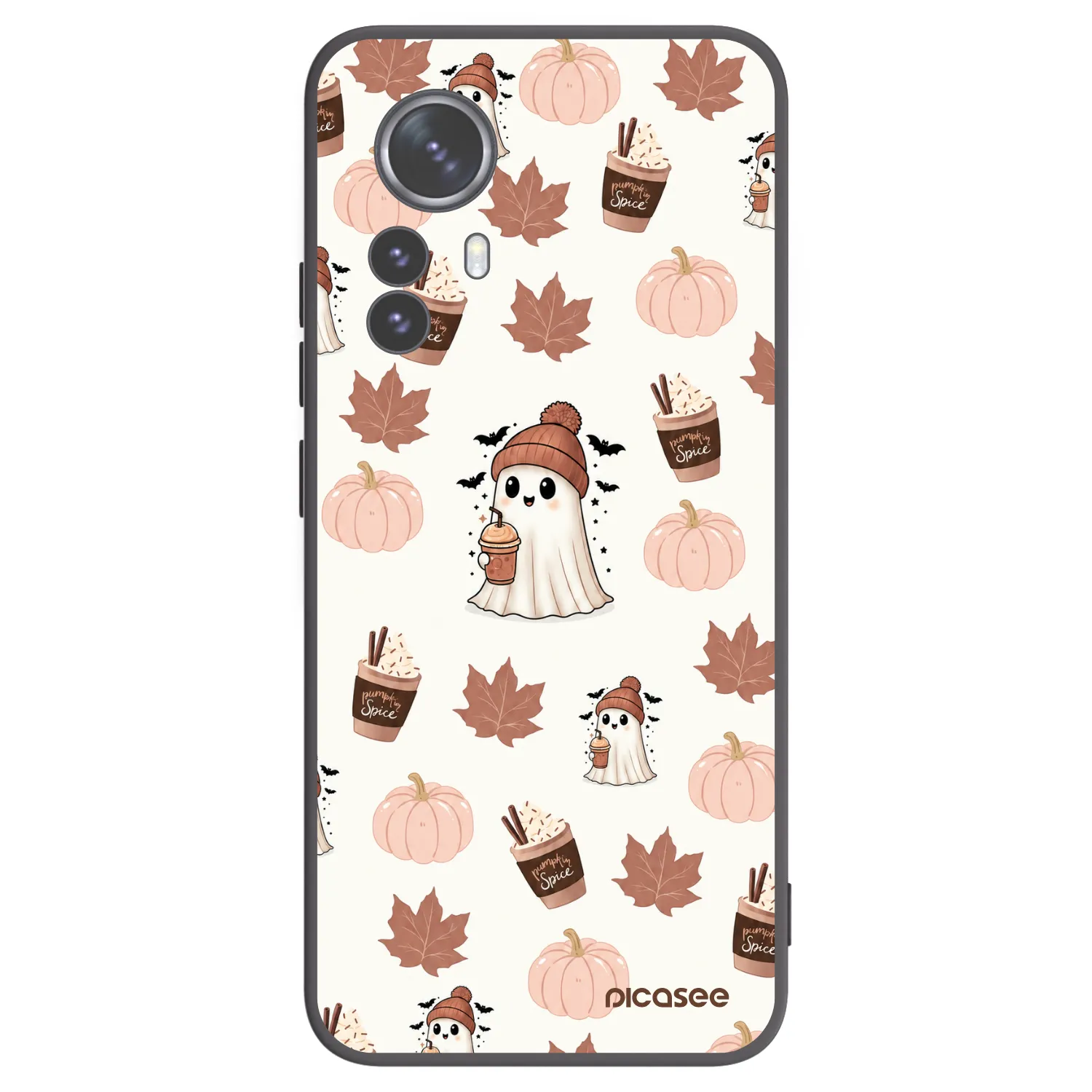 Picasee silikonový černý obal pro Xiaomi 12 Pro - Pumpkin spice