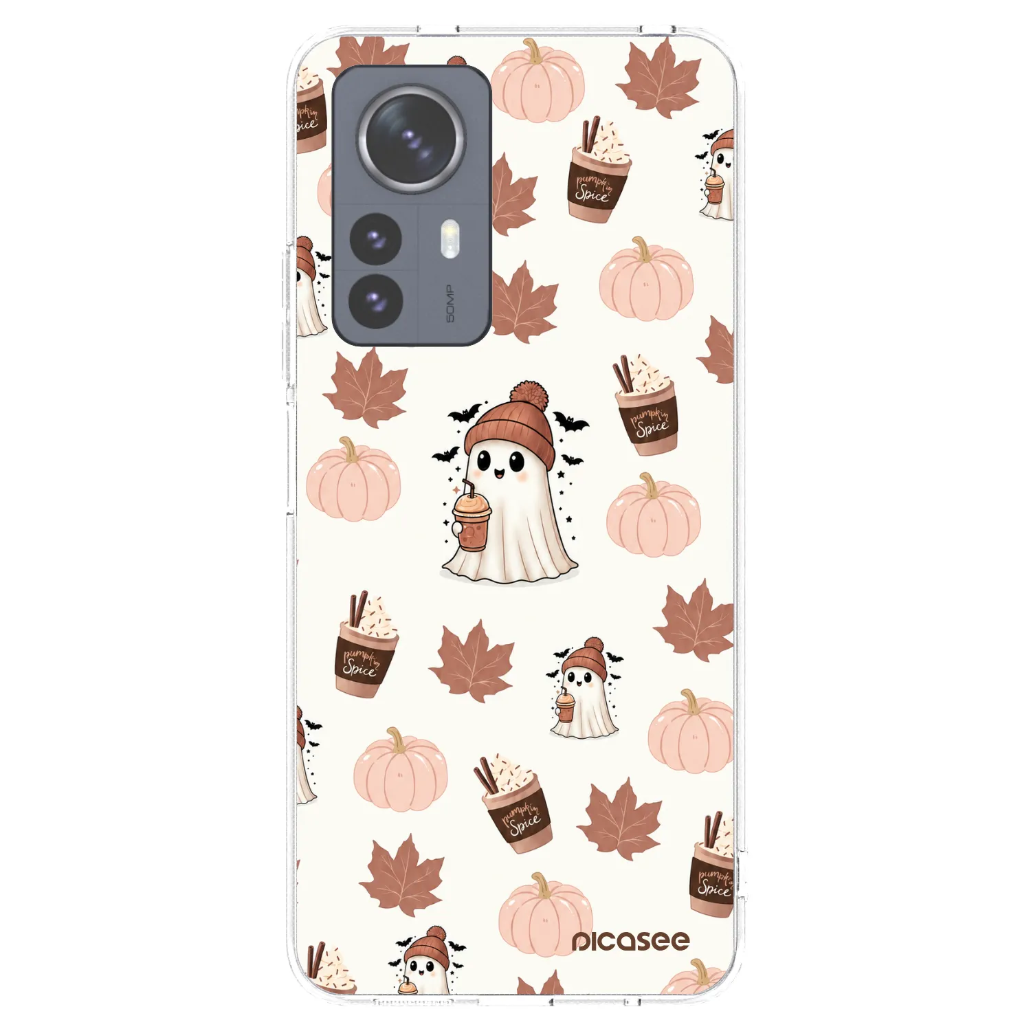 Picasee silikonový průhledný obal pro Xiaomi 12 Pro - Pumpkin spice