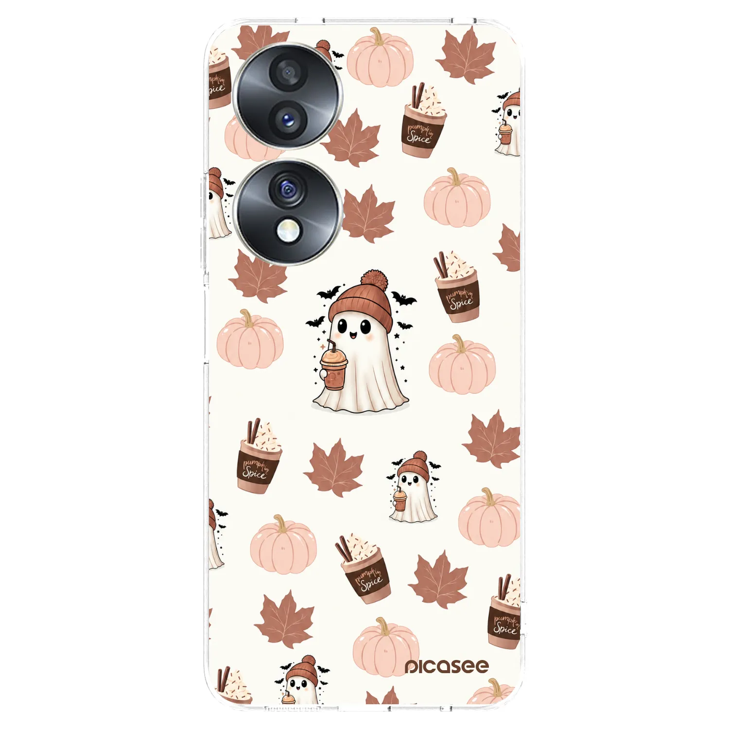 Picasee silikonový průhledný obal pro Honor 70 - Pumpkin spice