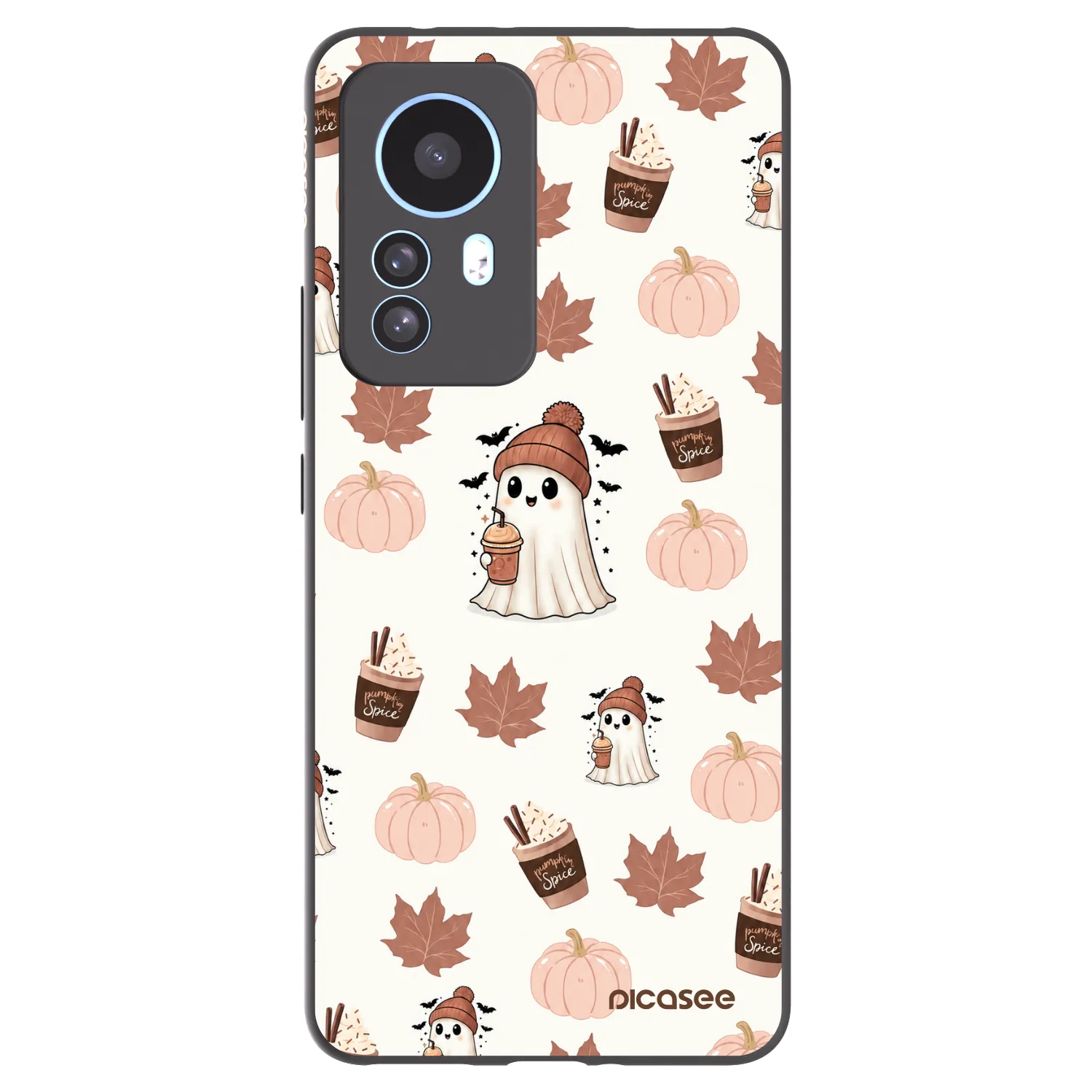 Picasee silikonový černý obal pro Xiaomi 12T - Pumpkin spice