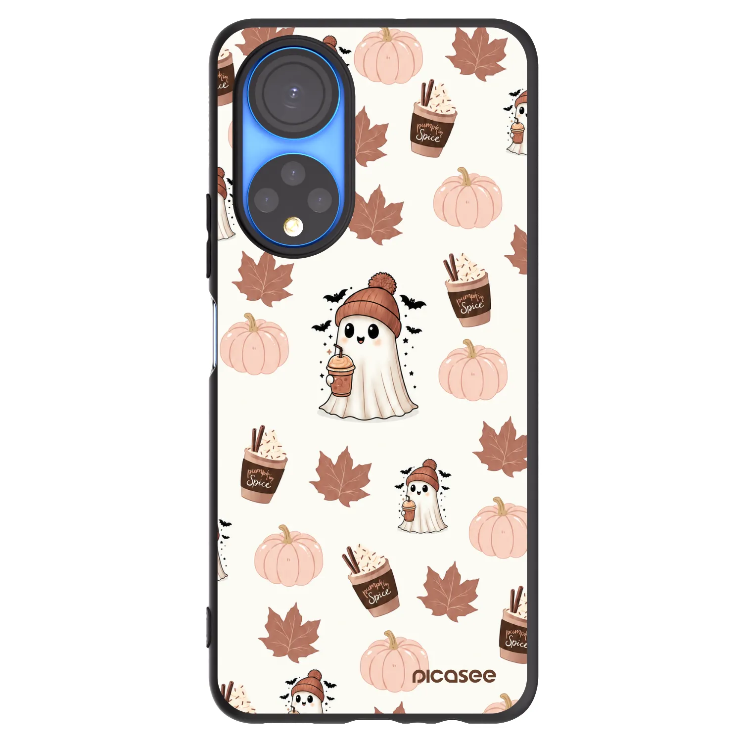 Picasee silikonový černý obal pro Honor X7 - Pumpkin spice