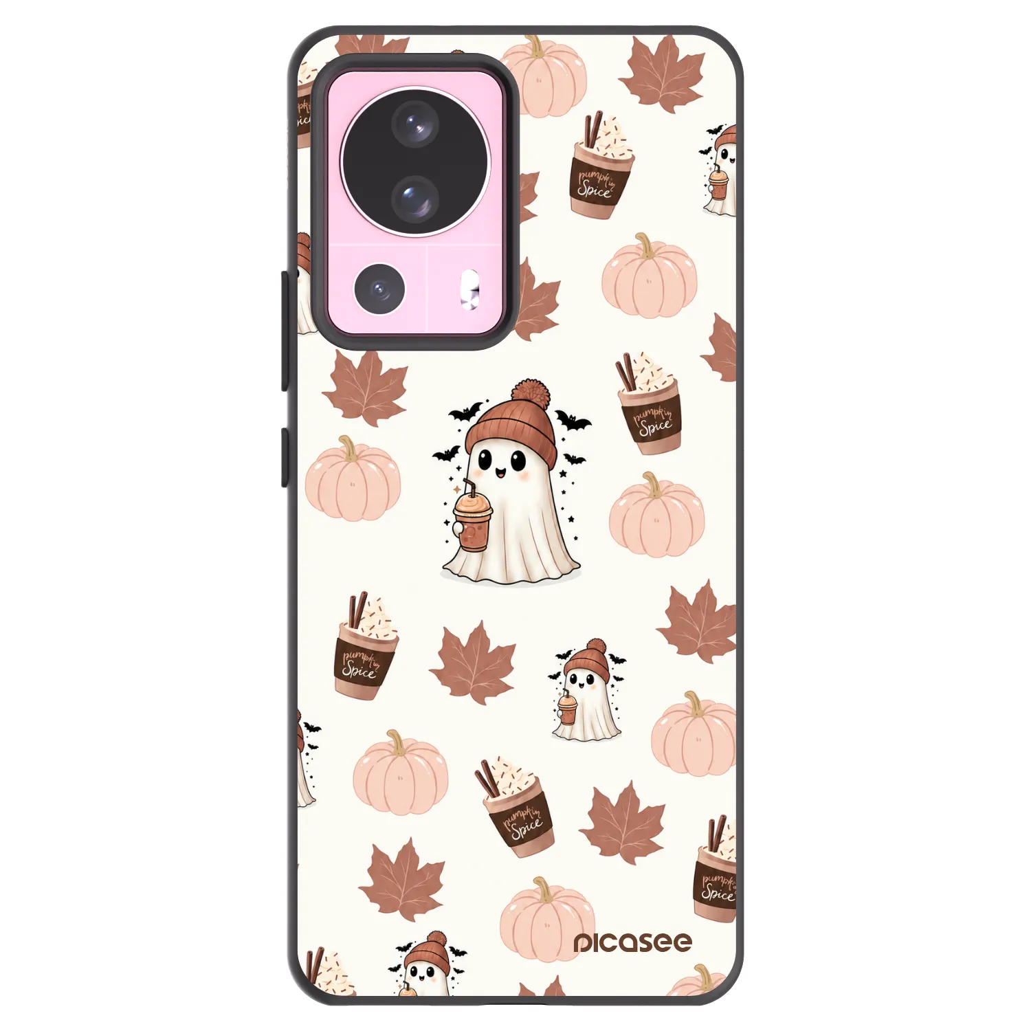 Picasee silikonový černý obal pro Xiaomi 13 Lite - Pumpkin spice