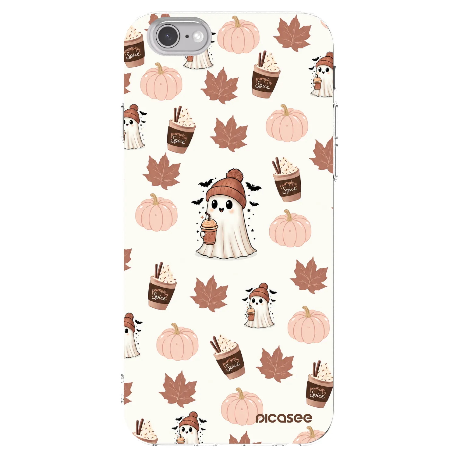 Picasee silikonový průhledný obal pro Apple iPhone 6/6S - Pumpkin spice