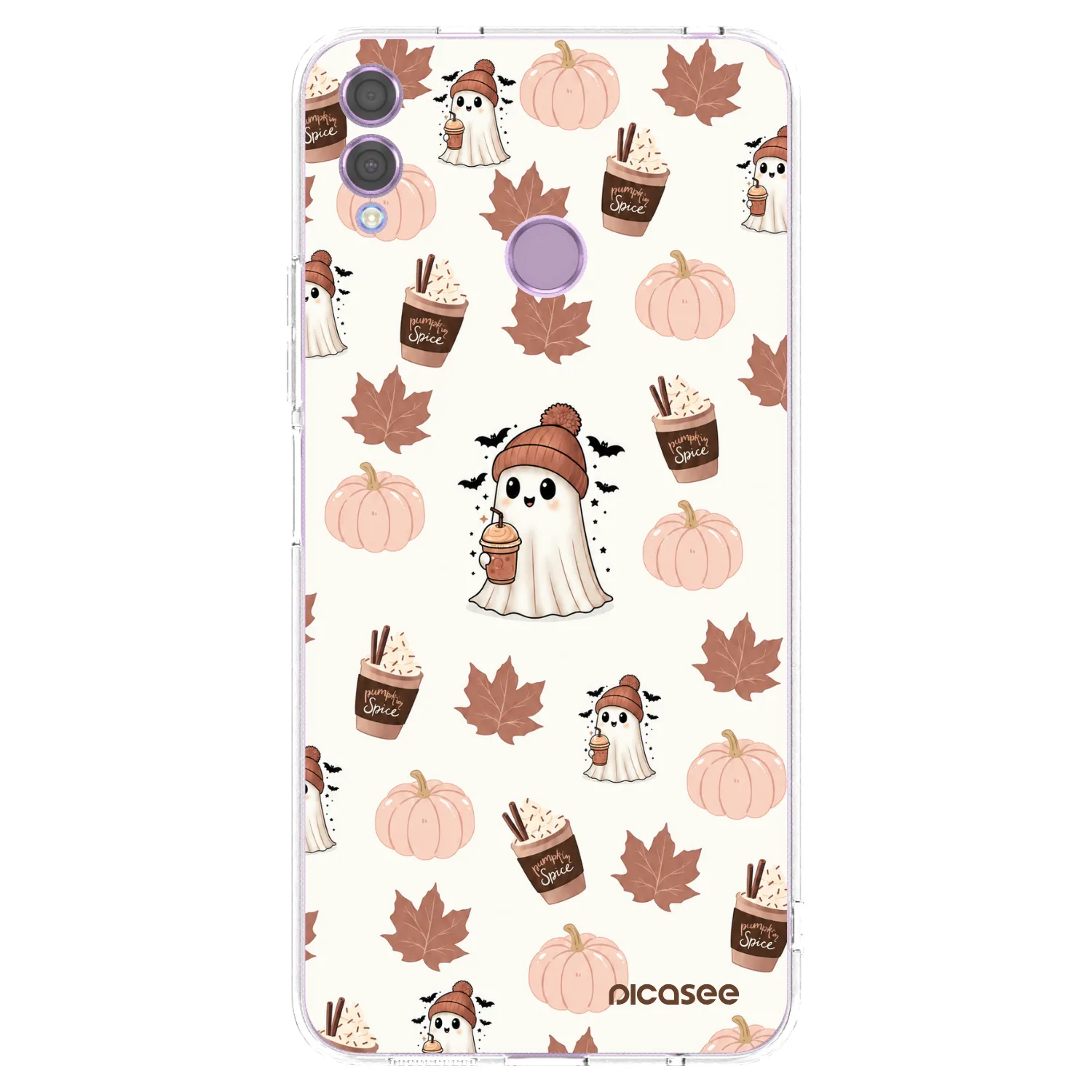 Picasee silikonový průhledný obal pro Honor 8X - Pumpkin spice