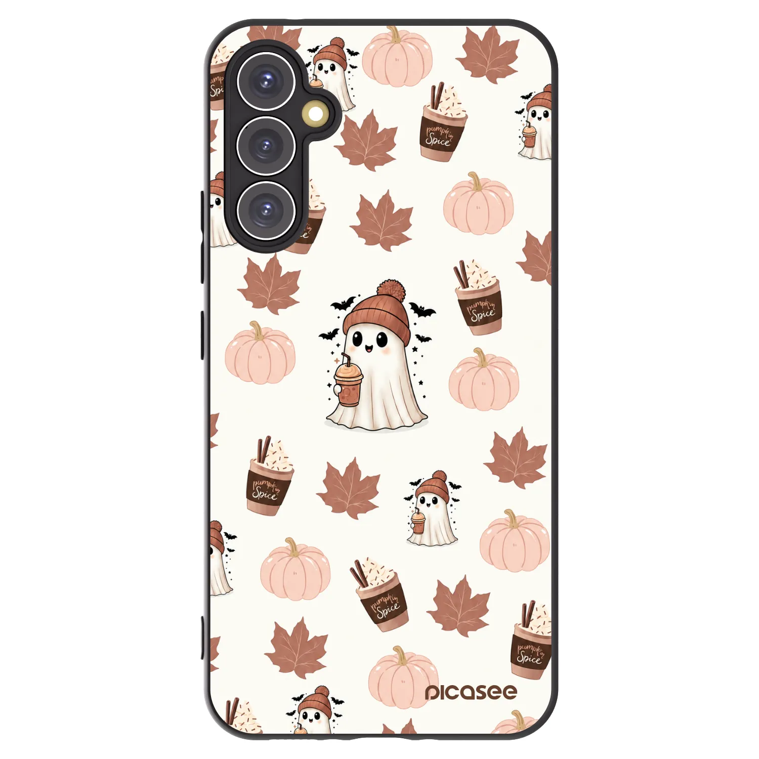 Picasee silikonový černý obal pro Samsung Galaxy A34 5G A346B - Pumpkin spice