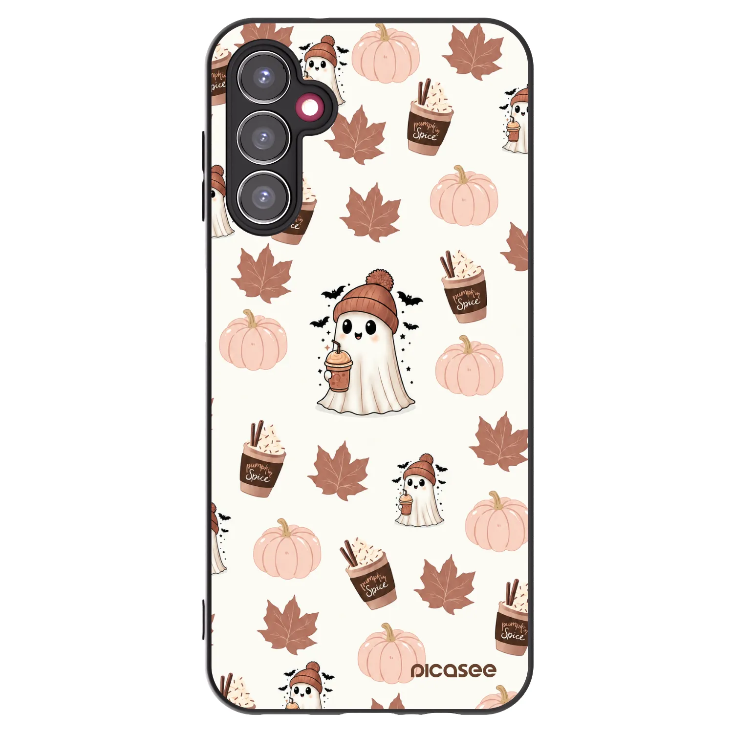Picasee silikonový černý obal pro Samsung Galaxy A14 4G A145R - Pumpkin spice