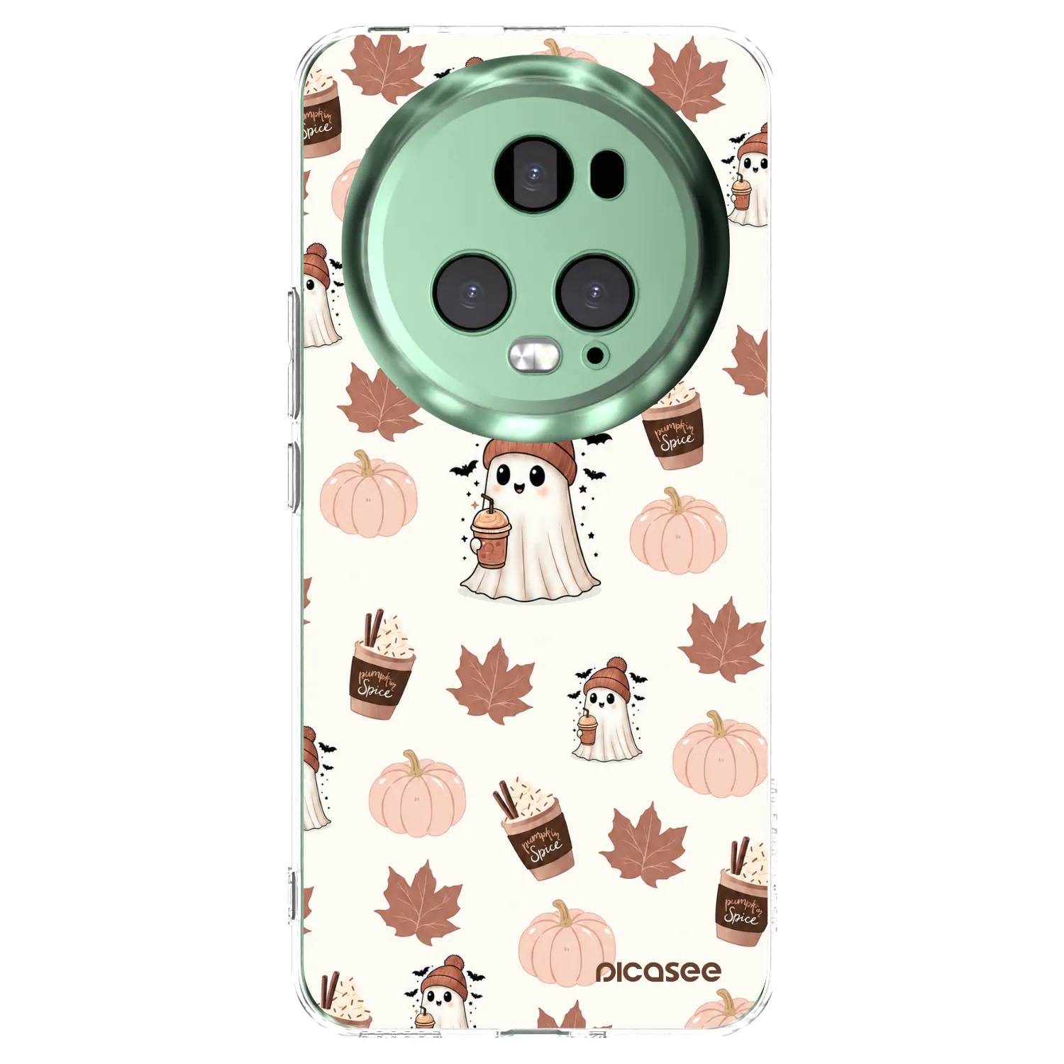 Picasee silikonový průhledný obal pro Honor Magic5 Pro - Pumpkin spice