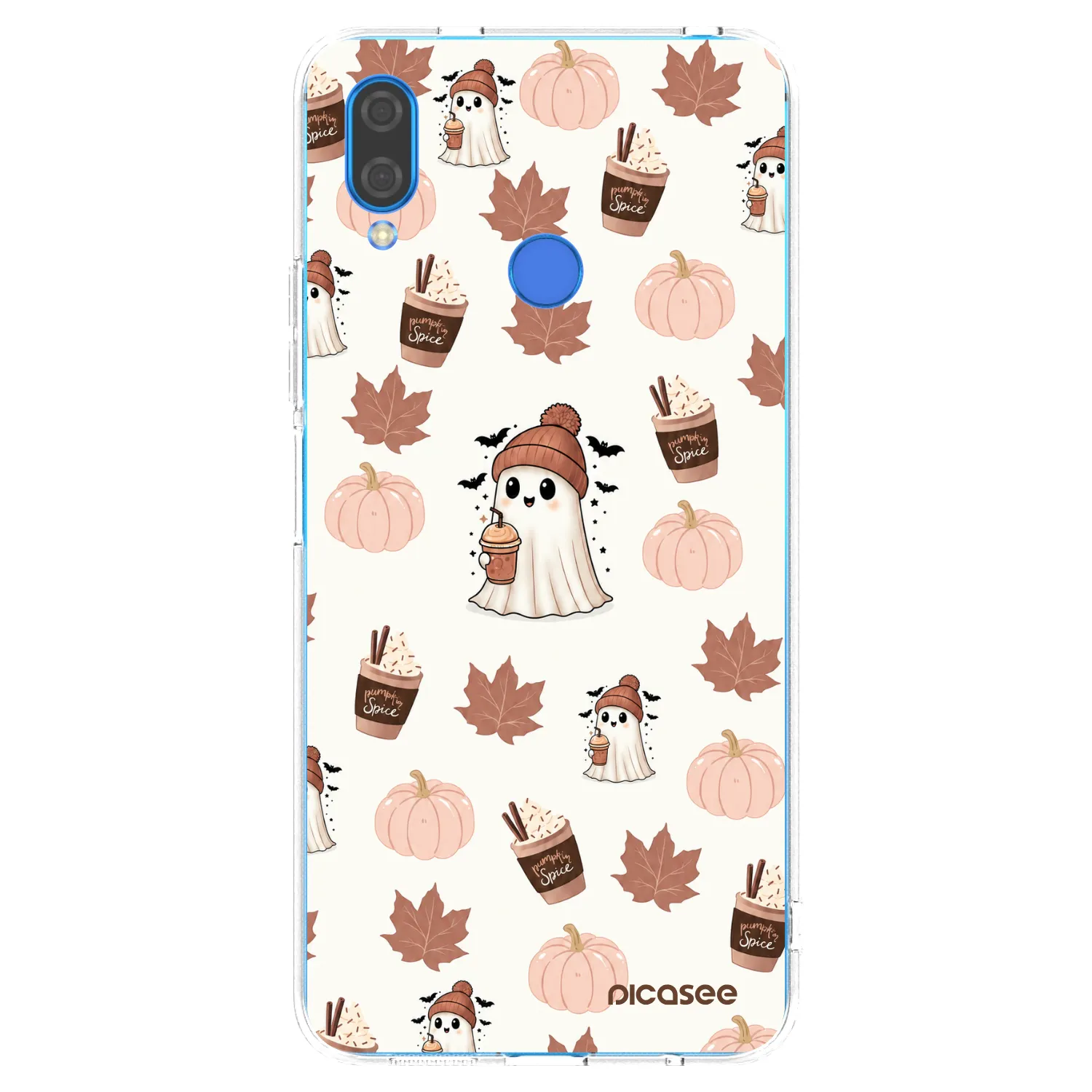 Picasee silikonový průhledný obal pro Huawei Nova 3 - Pumpkin spice