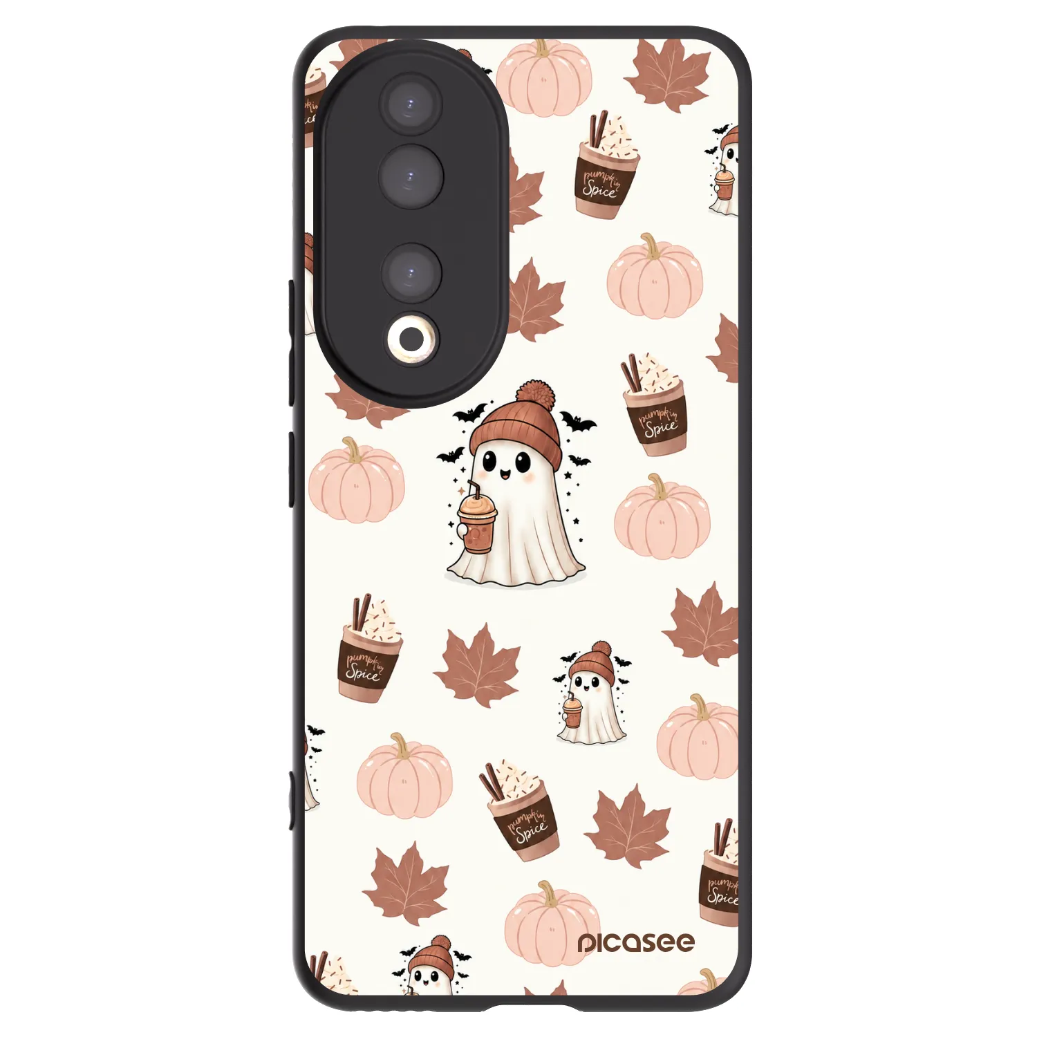 Picasee silikonový černý obal pro Honor 90 5G - Pumpkin spice