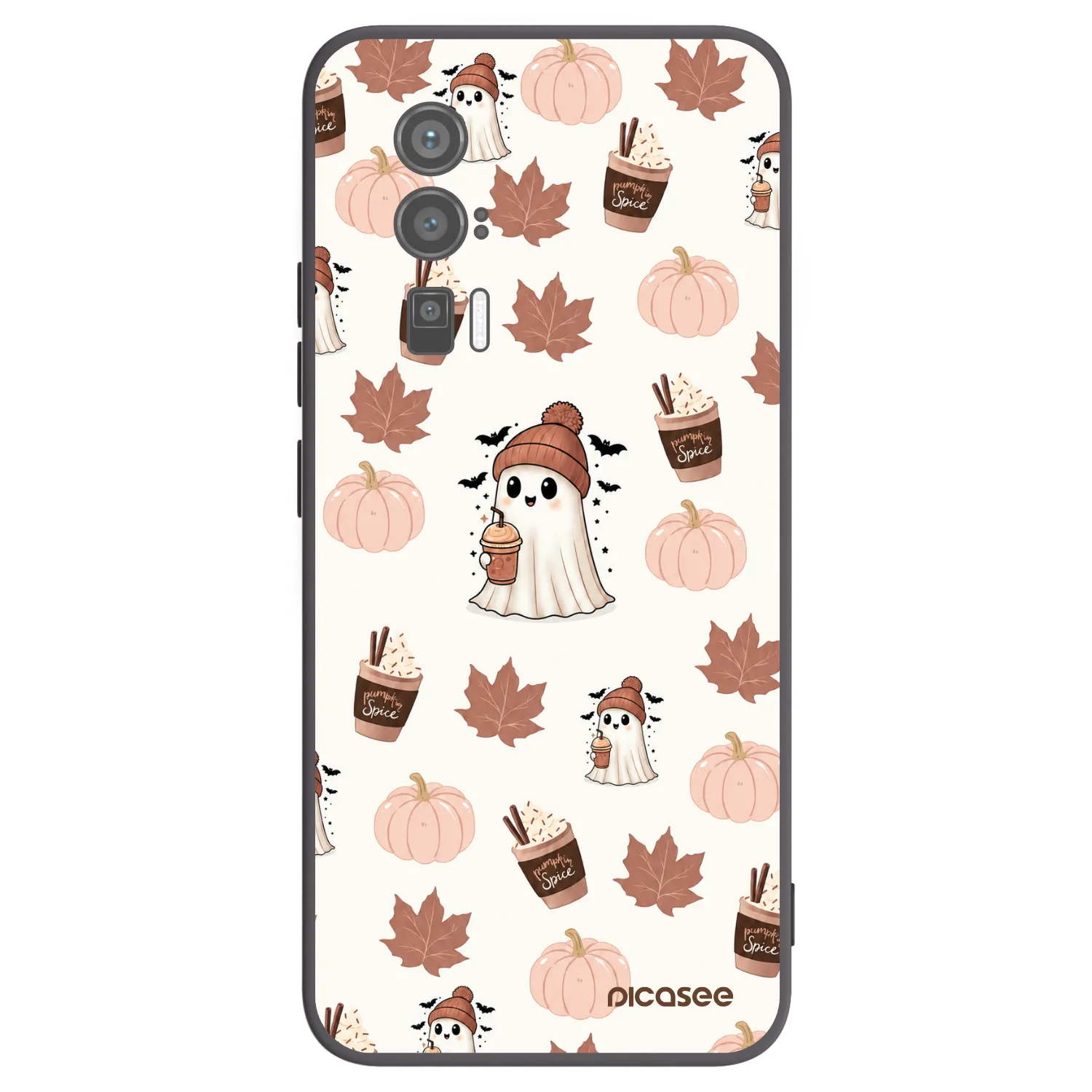 Picasee silikonový černý obal pro Xiaomi Poco F5 Pro 5G - Pumpkin spice