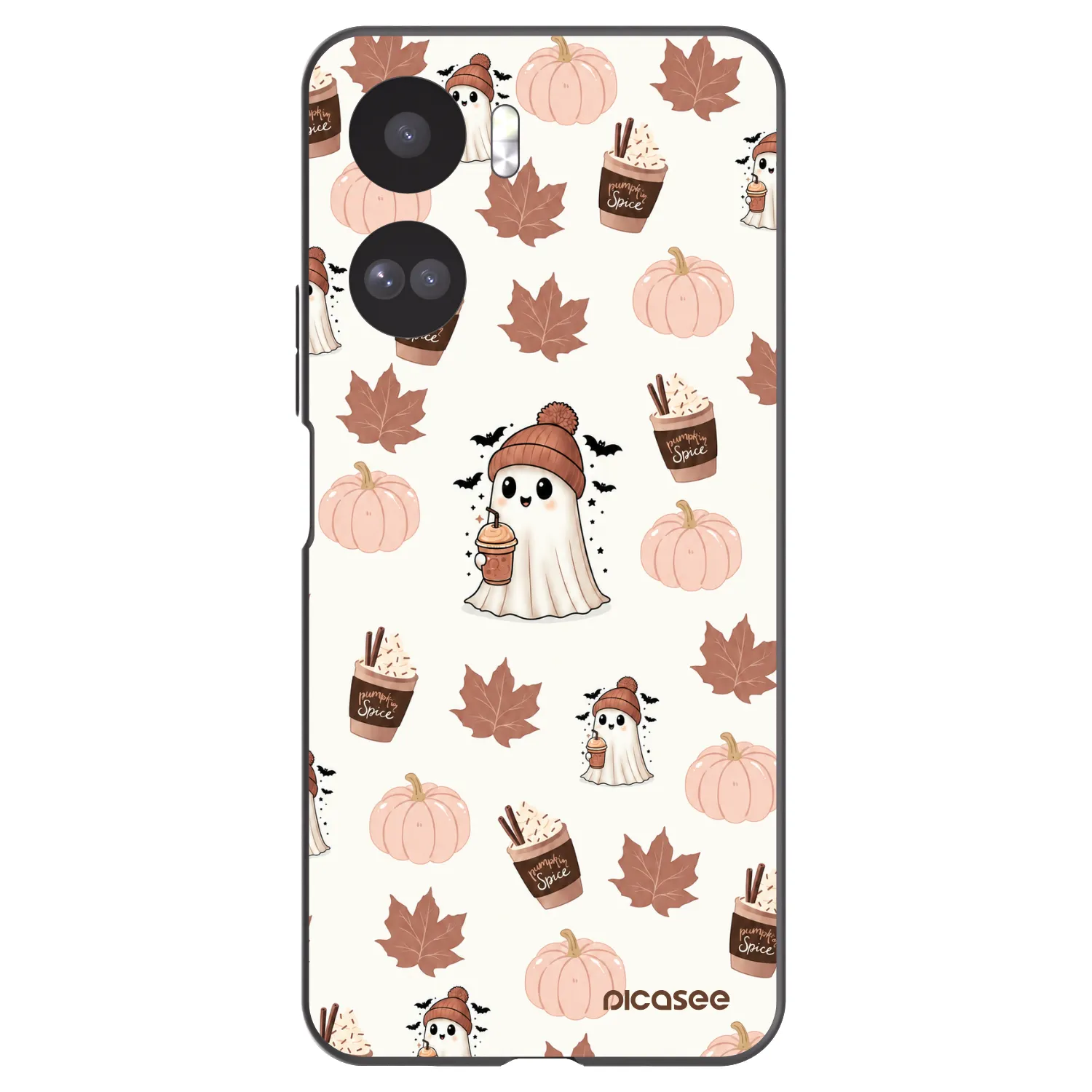 Picasee silikonový černý obal pro Honor 90 Lite 5G - Pumpkin spice