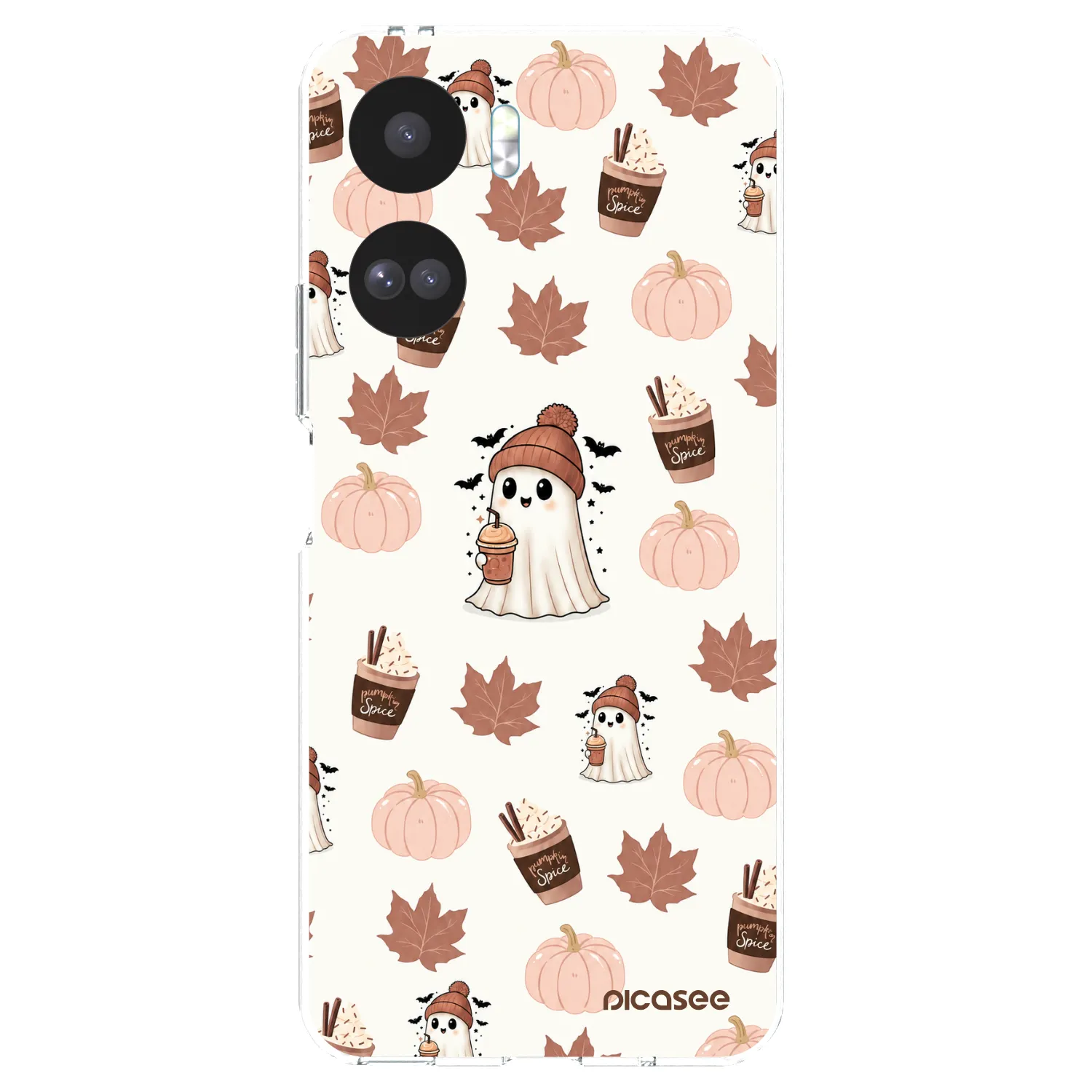 Picasee silikonový průhledný obal pro Honor 90 Lite 5G - Pumpkin spice
