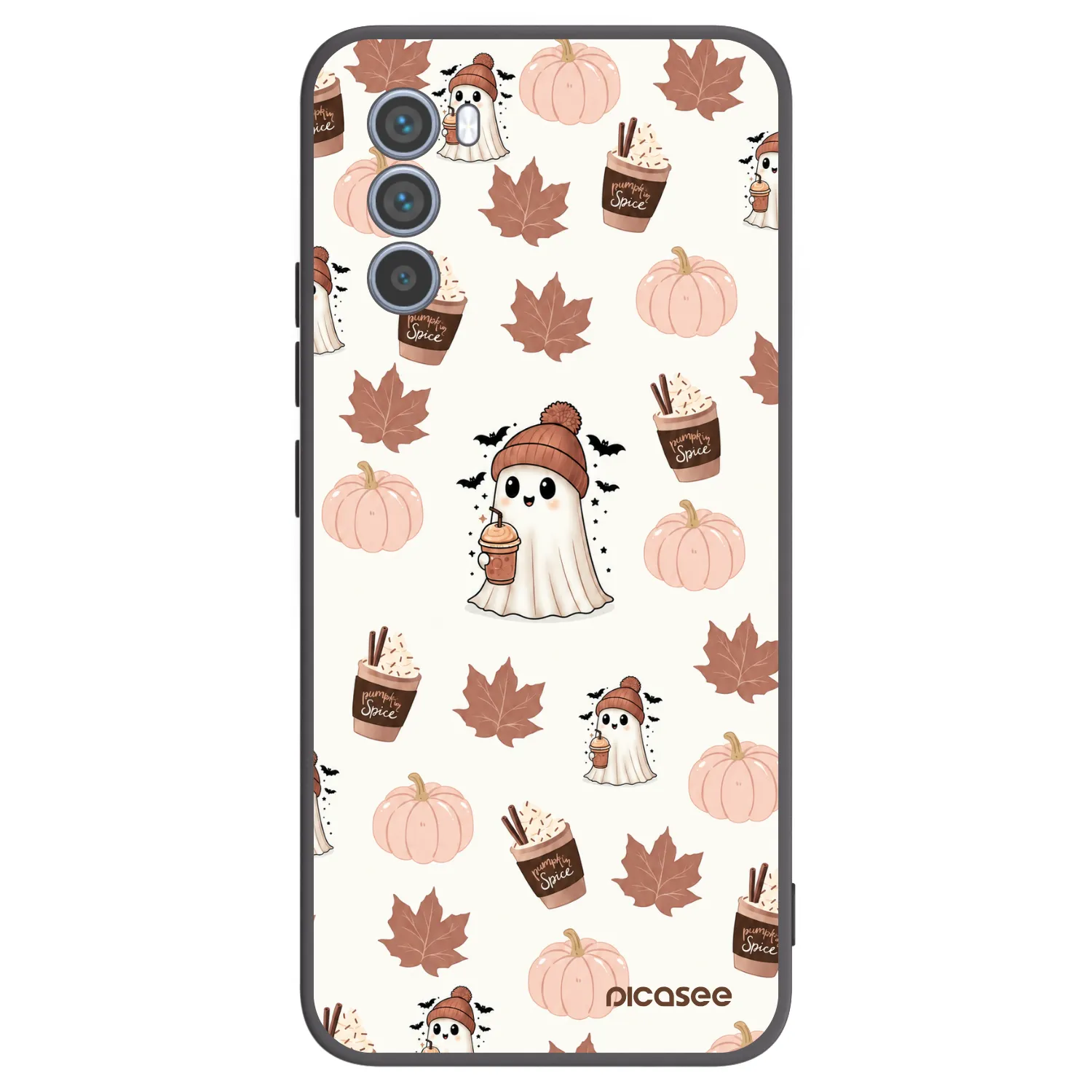 Picasee silikonový černý obal pro Motorola Moto G62 - Pumpkin spice