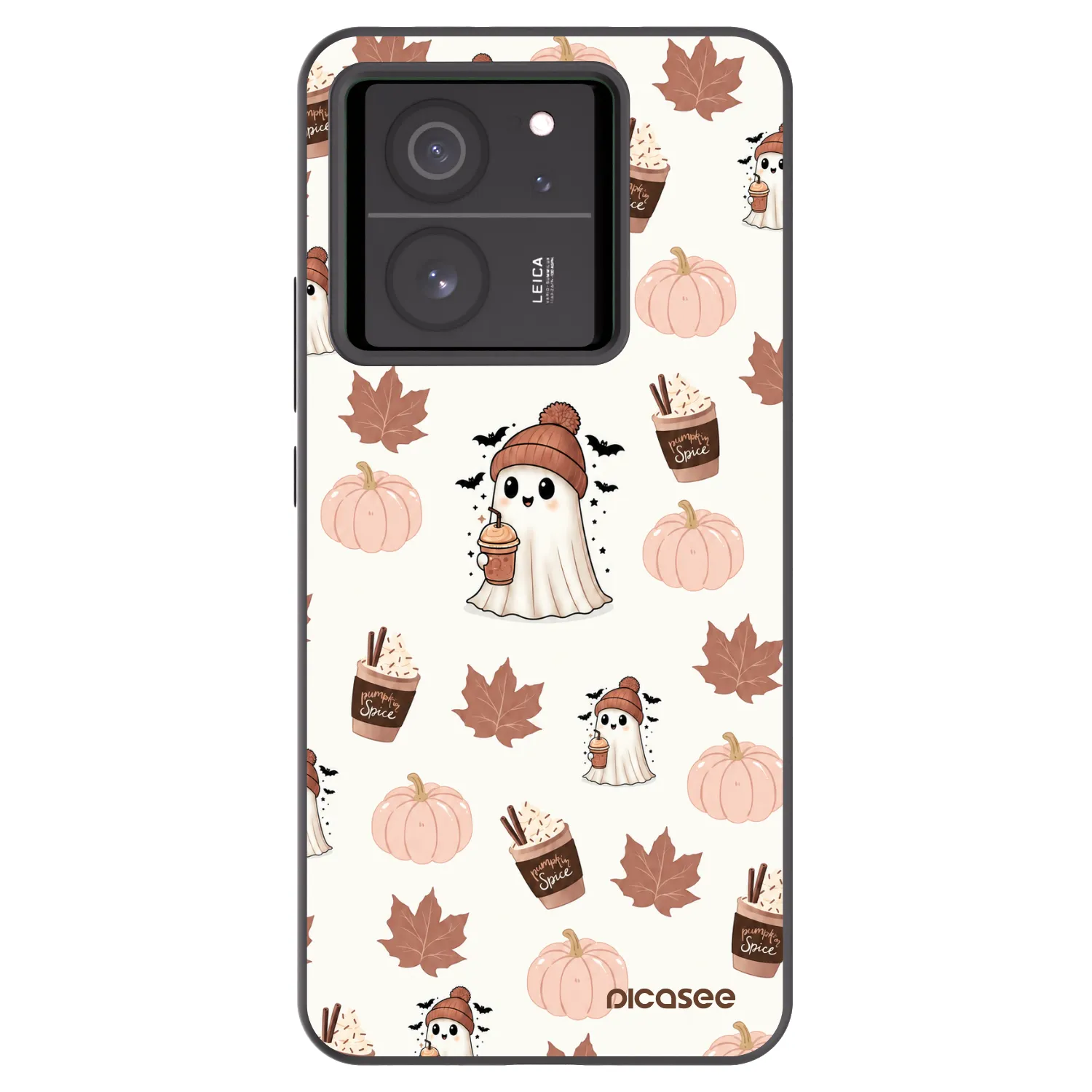 Picasee silikonový černý obal pro Xiaomi 13T - Pumpkin spice