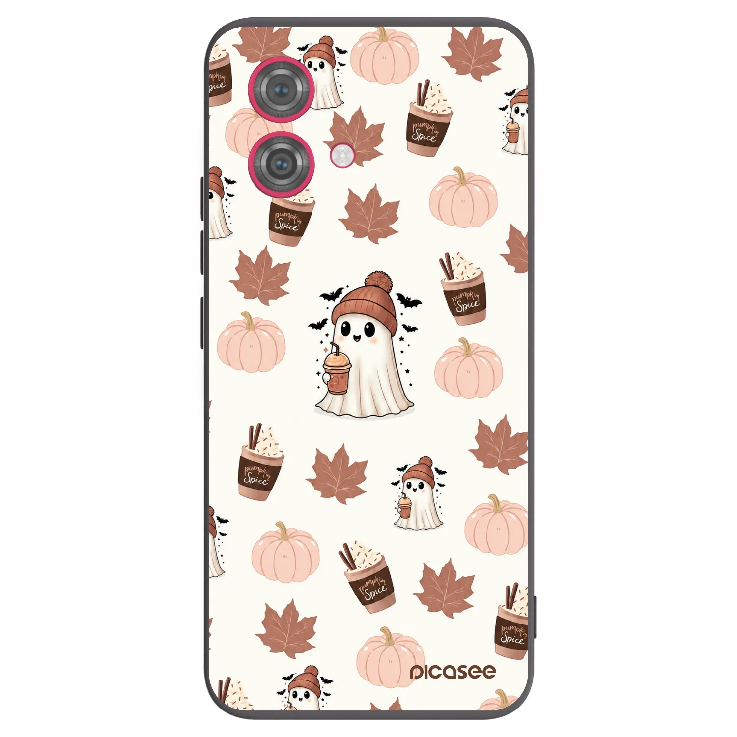 Picasee silikonový černý obal pro Motorola Moto G84 5G - Pumpkin spice