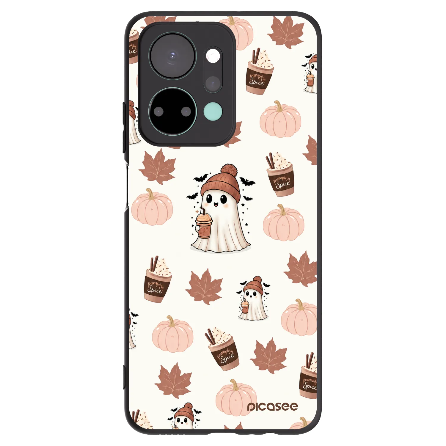 Picasee silikonový černý obal pro Honor X7a - Pumpkin spice
