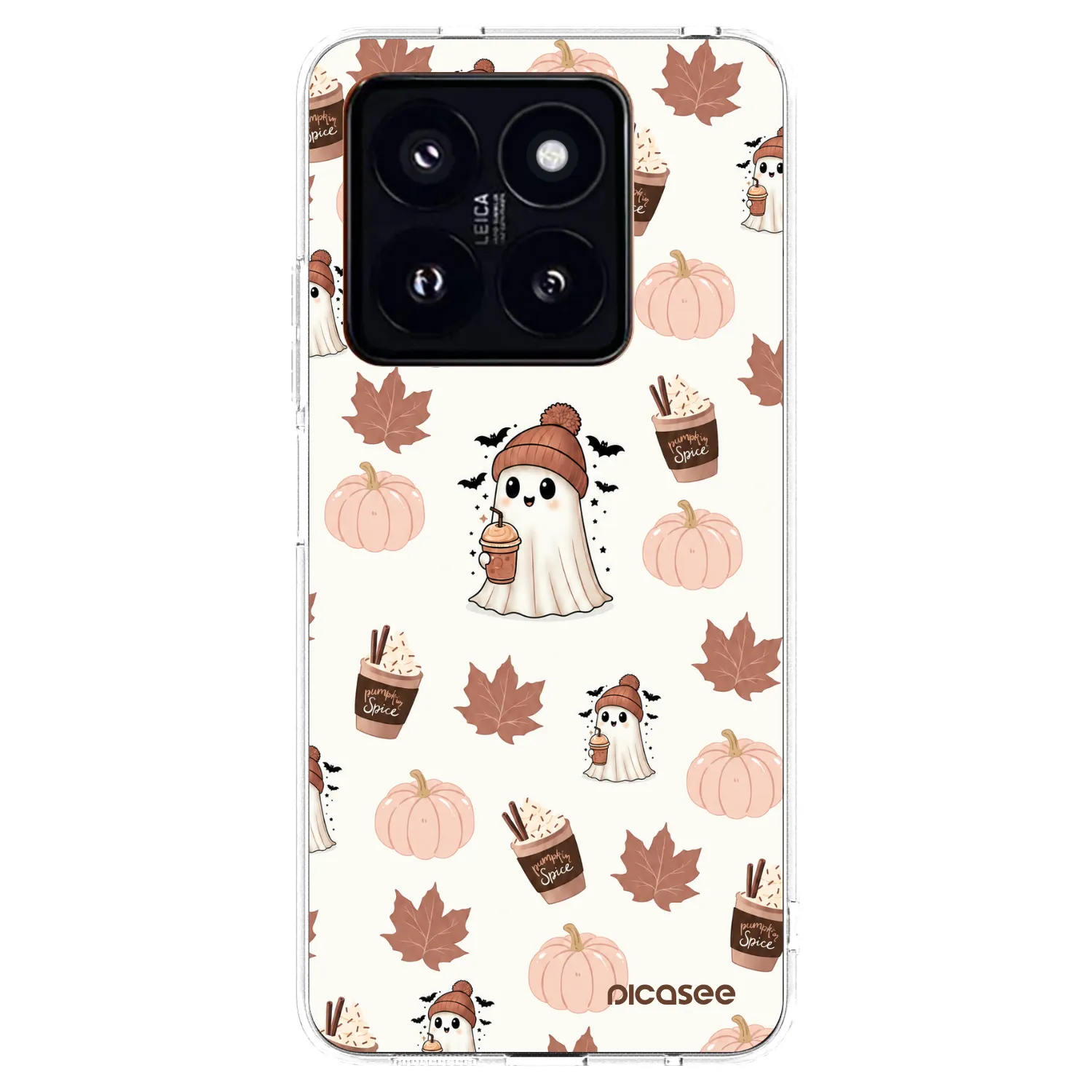 Picasee silikonový průhledný obal pro Xiaomi 14 Pro - Pumpkin spice