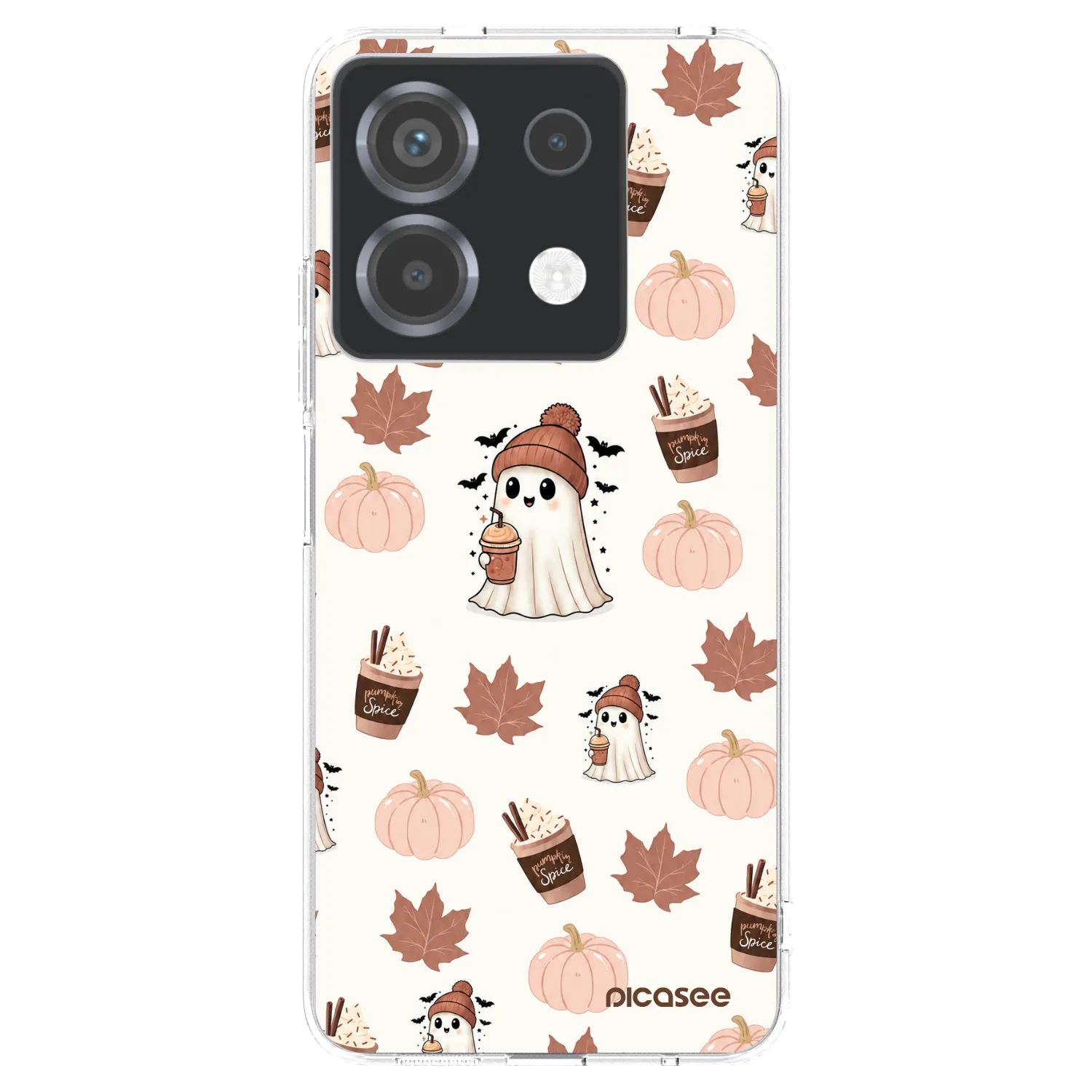 Picasee silikonový průhledný obal pro Xiaomi Poco X6 - Pumpkin spice