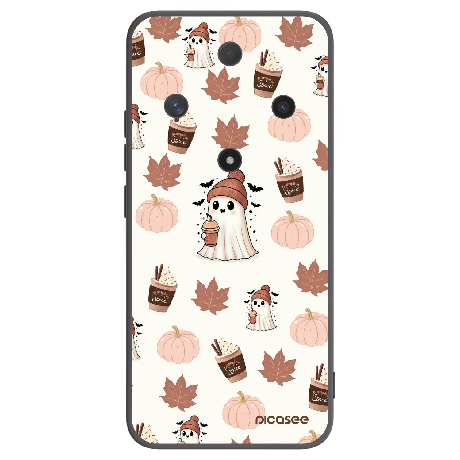 Picasee silikonový černý obal pro Honor Magic6 Lite 5G - Pumpkin spice