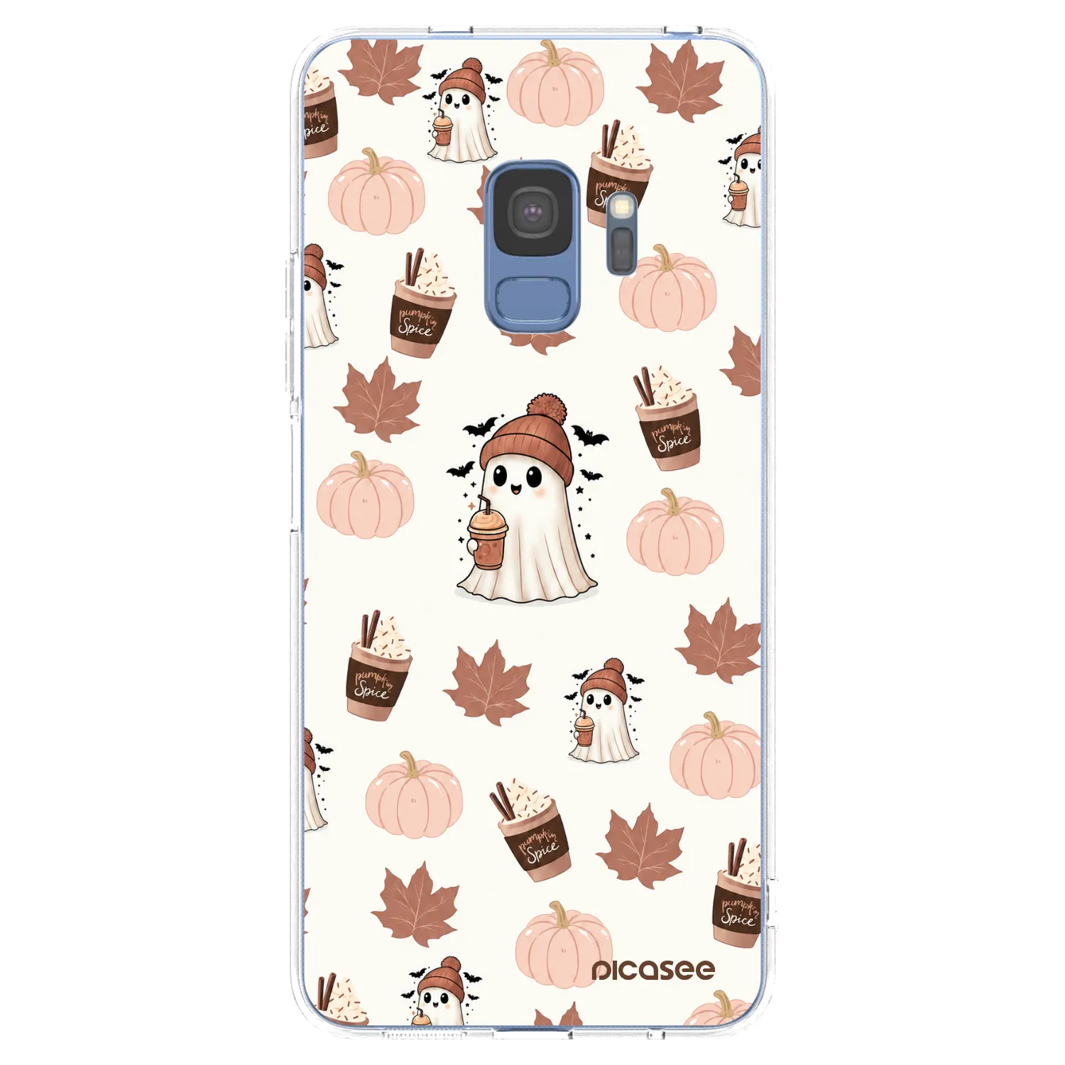 Picasee silikonový průhledný obal pro Samsung Galaxy S9 G960F - Pumpkin spice