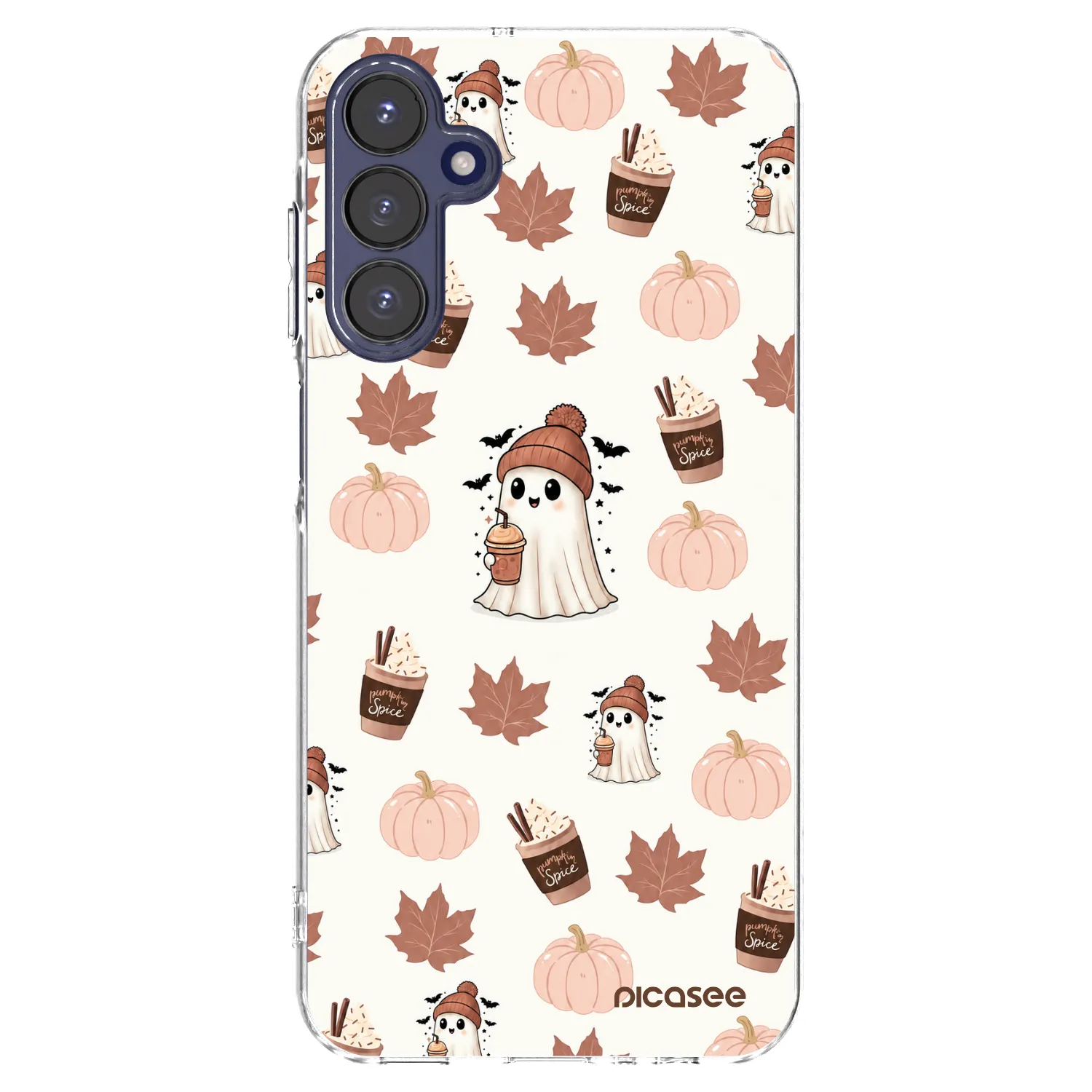 Picasee silikonový průhledný obal pro Samsung Galaxy A15 A155F 4G - Pumpkin spice