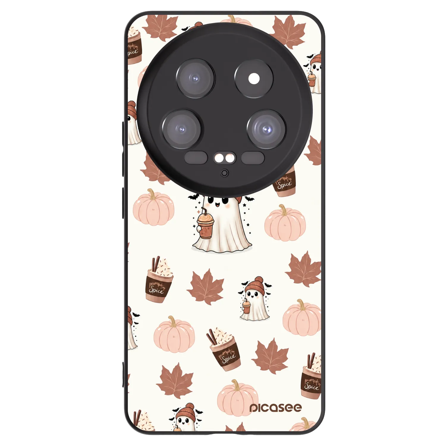 Picasee silikonový černý obal pro Xiaomi 14 Ultra - Pumpkin spice
