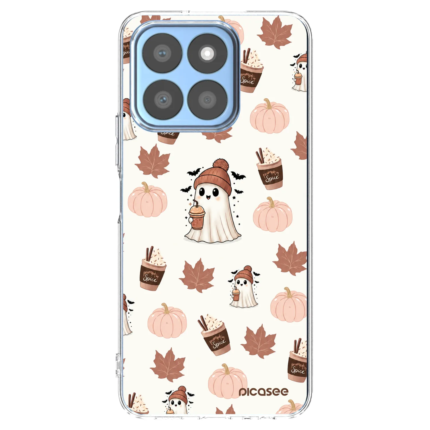 Picasee silikonový průhledný obal pro Honor X8b - Pumpkin spice