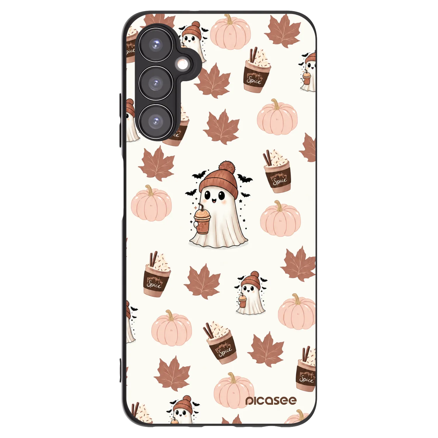 Picasee silikonový černý obal pro Samsung Galaxy A05s A057G - Pumpkin spice