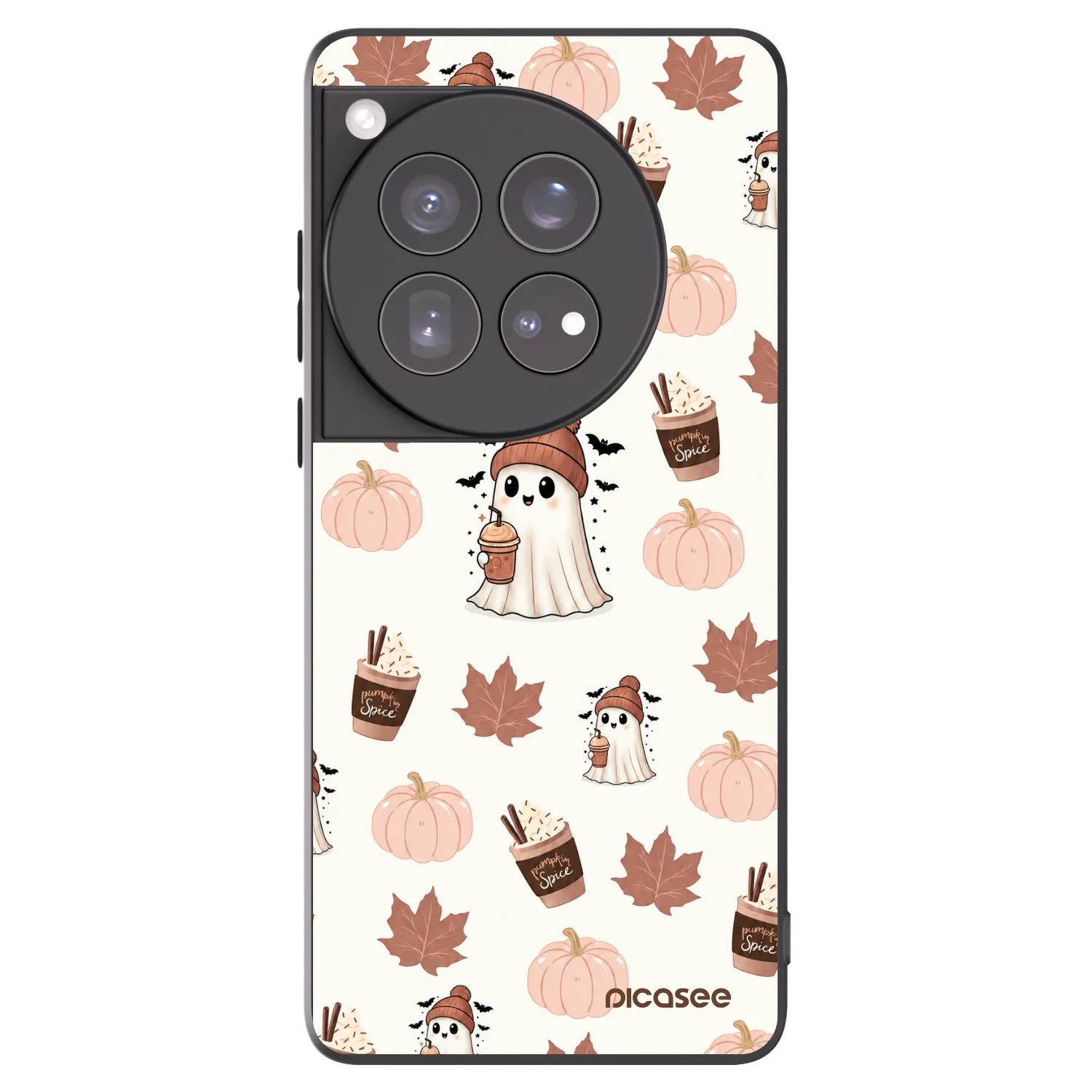Picasee silikonový černý obal pro OnePlus 12 5G - Pumpkin spice