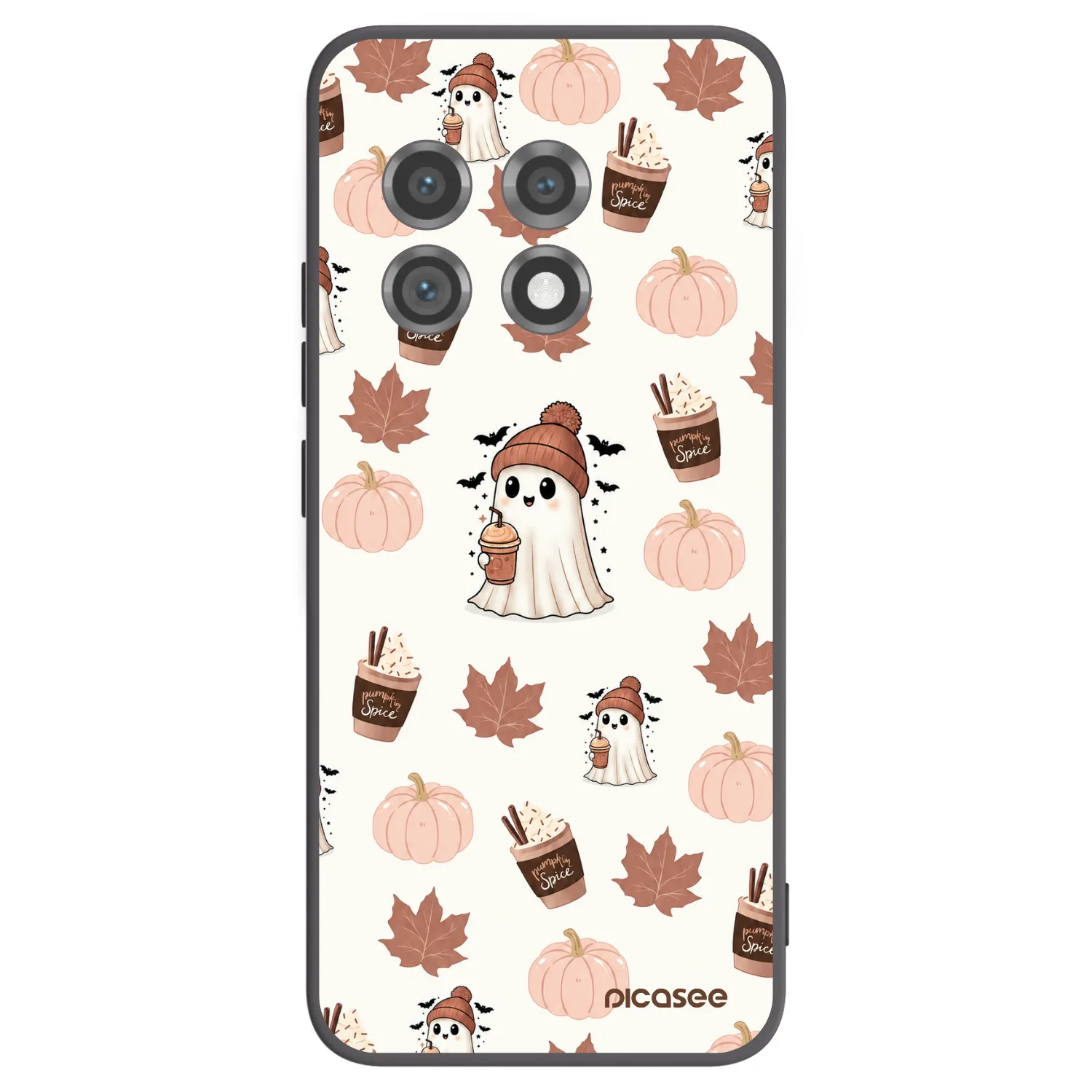 Picasee silikonový černý obal pro OnePlus 11 5G - Pumpkin spice