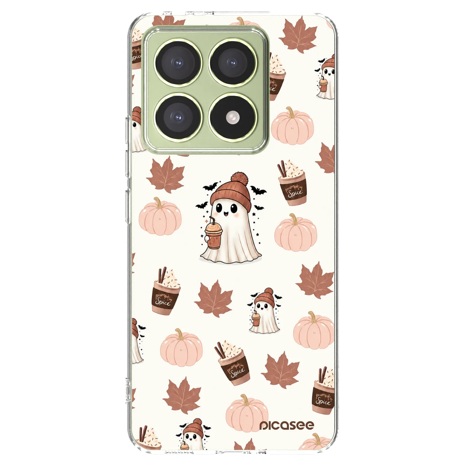 Picasee silikonový průhledný obal pro Xiaomi 14T - Pumpkin spice