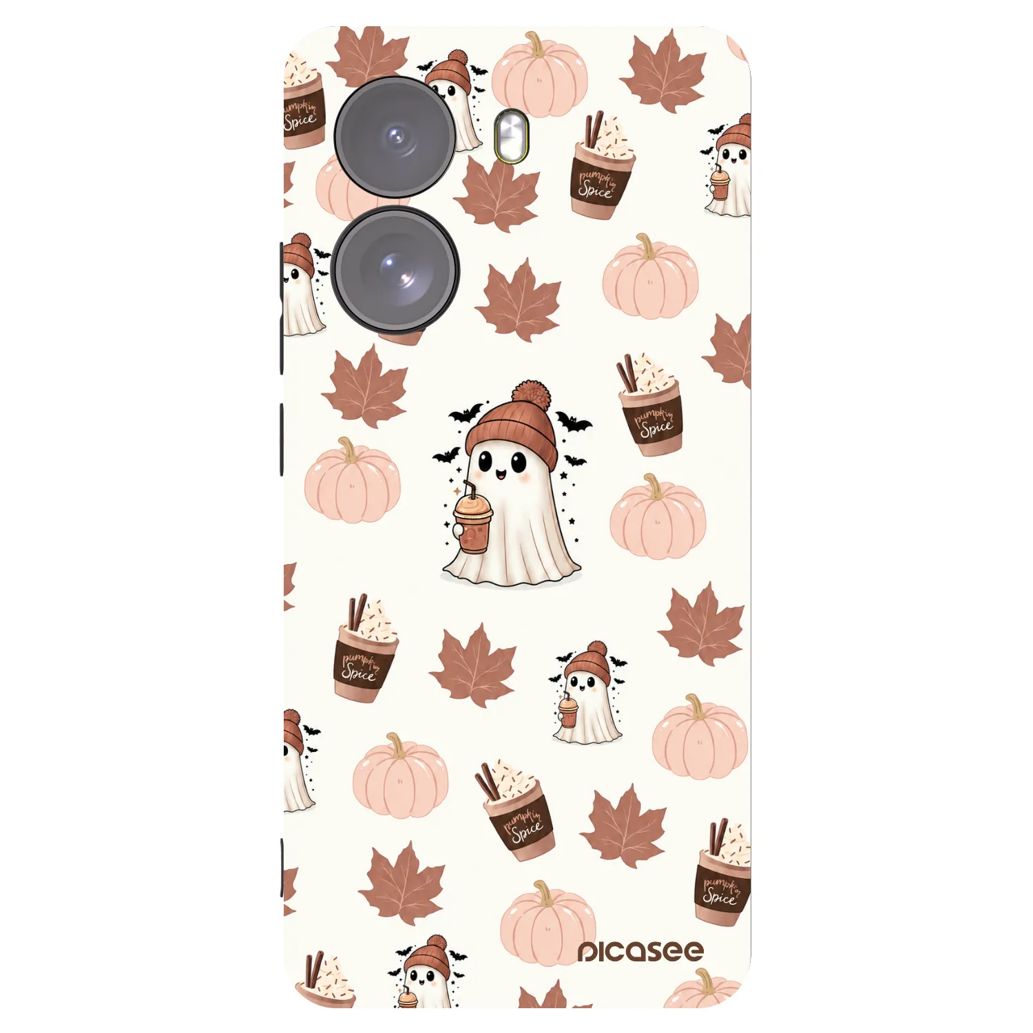 Picasee silikonový černý obal pro Xiaomi Poco X7 - Pumpkin spice
