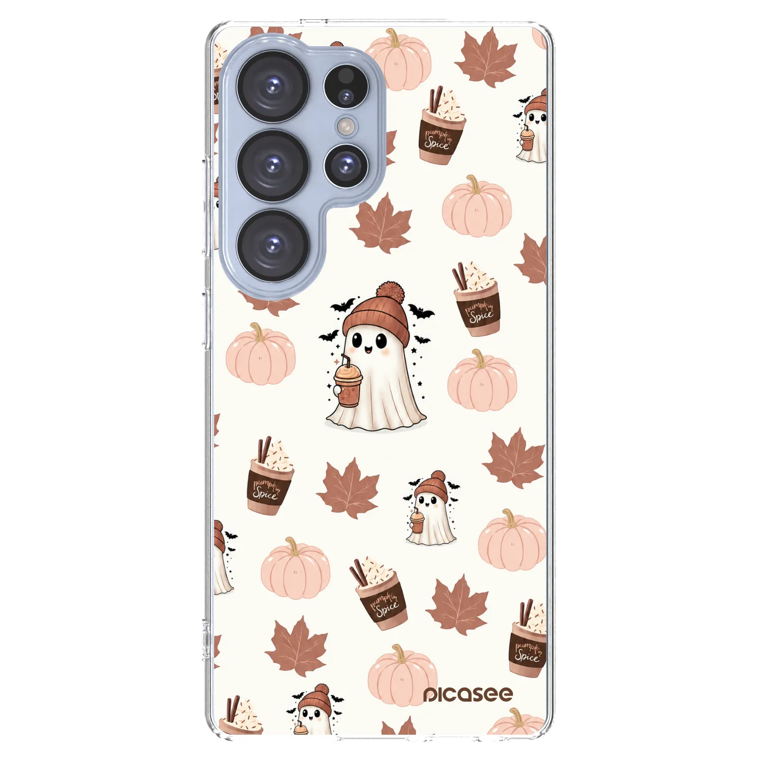 Picasee silikonový průhledný obal pro Samsung Galaxy S25 Ultra 5G - Pumpkin spice