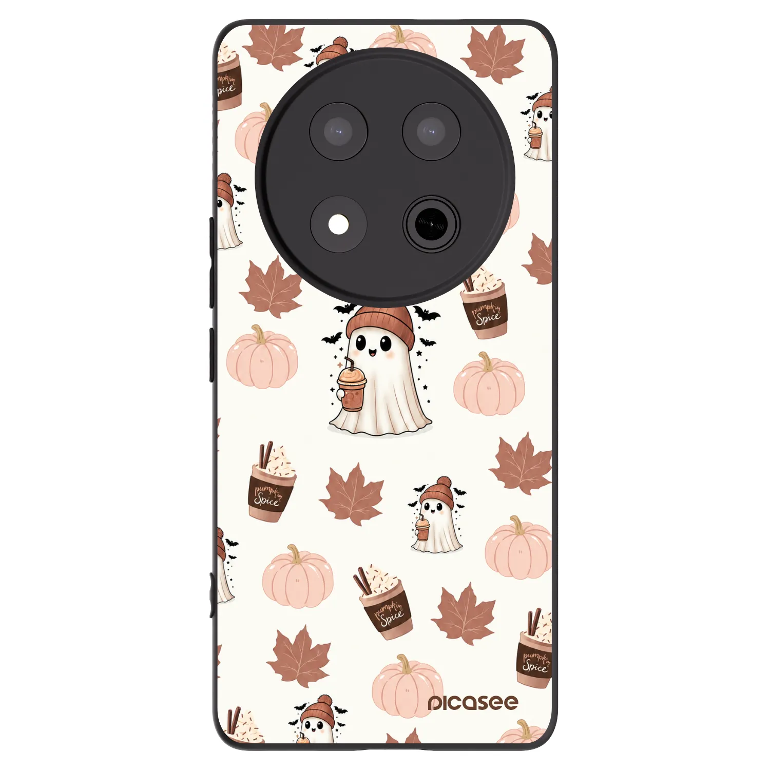 Picasee silikonový černý obal pro Honor Magic7 Lite 5G - Pumpkin spice
