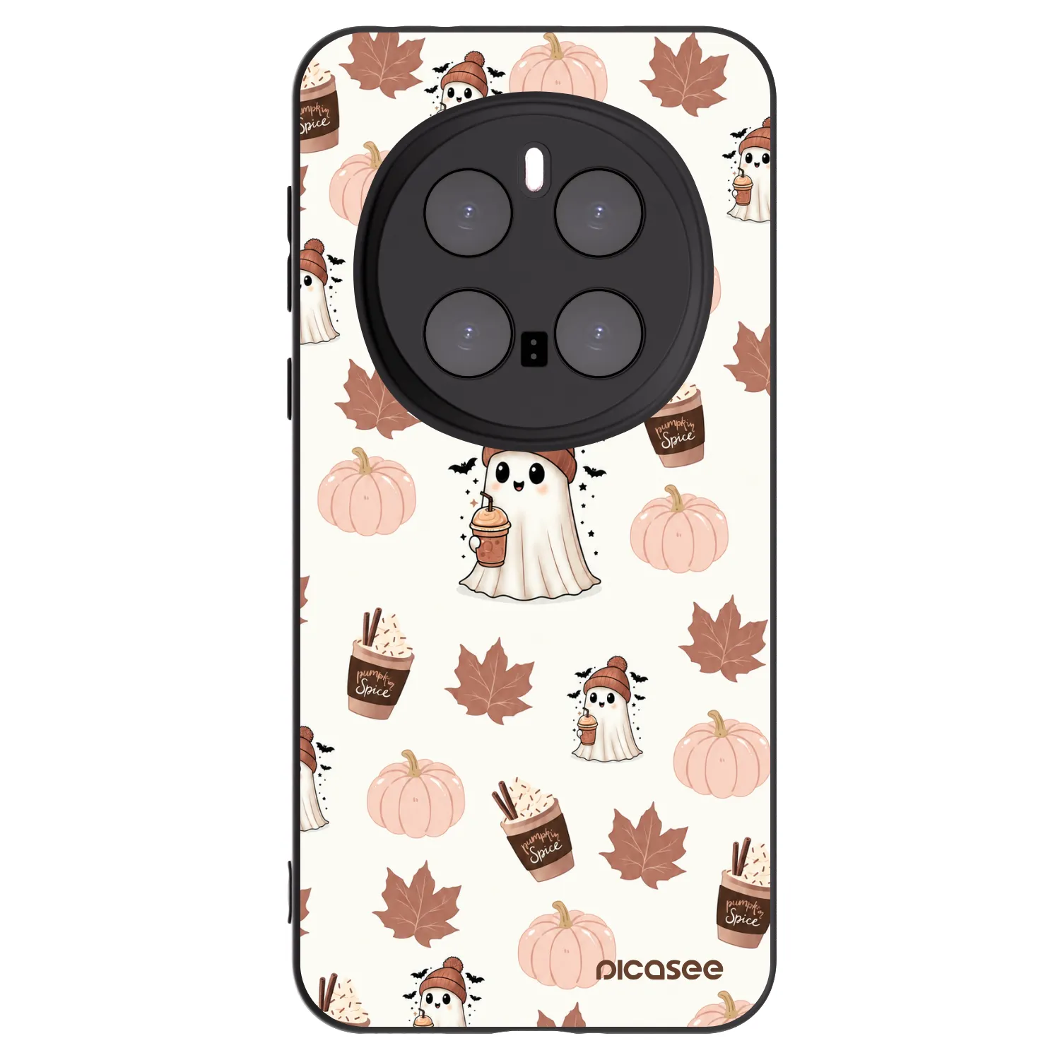 Picasee silikonový černý obal pro Honor Magic7 Pro 5G - Pumpkin spice