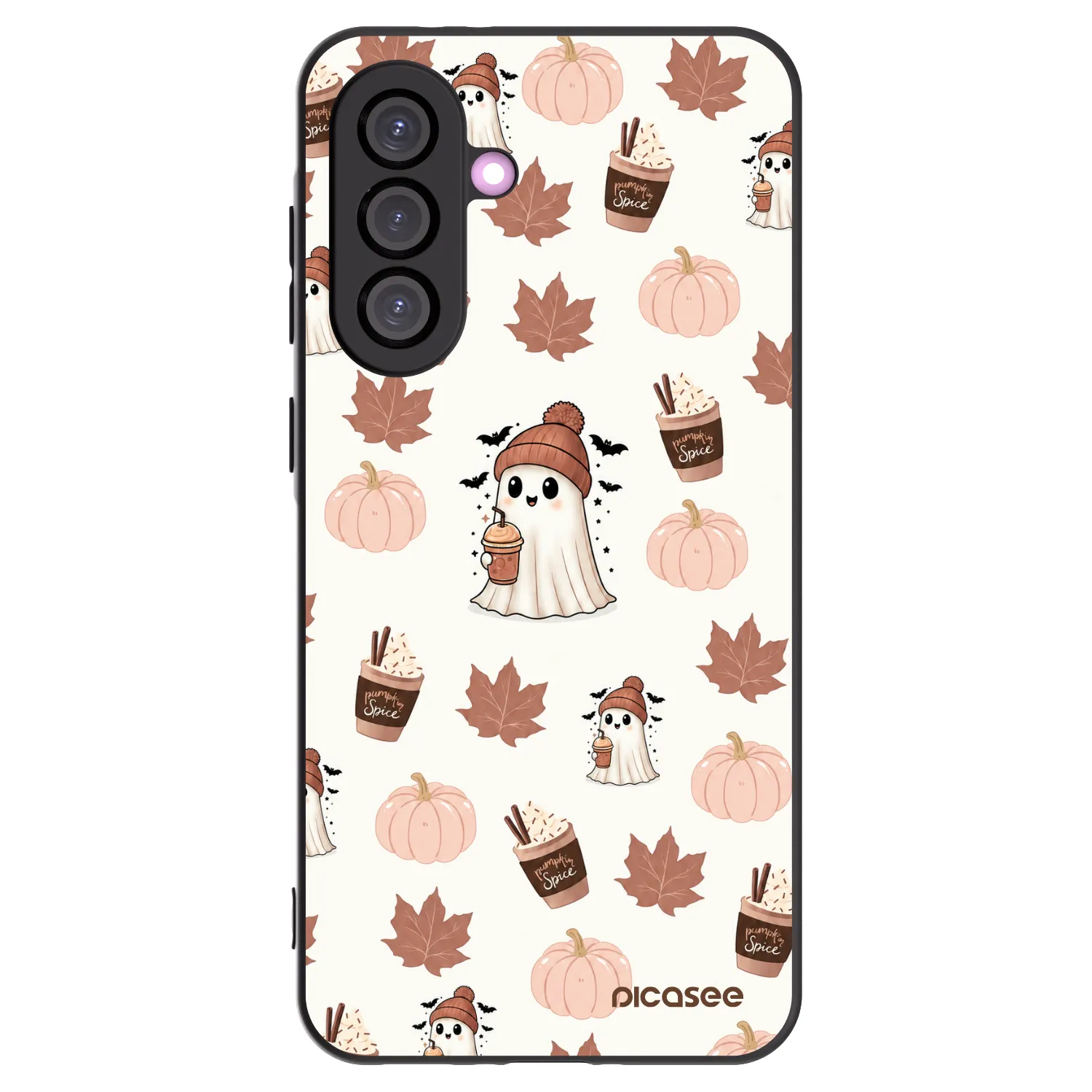 Picasee silikonový černý obal pro Samsung Galaxy A56 5G A566B - Pumpkin spice