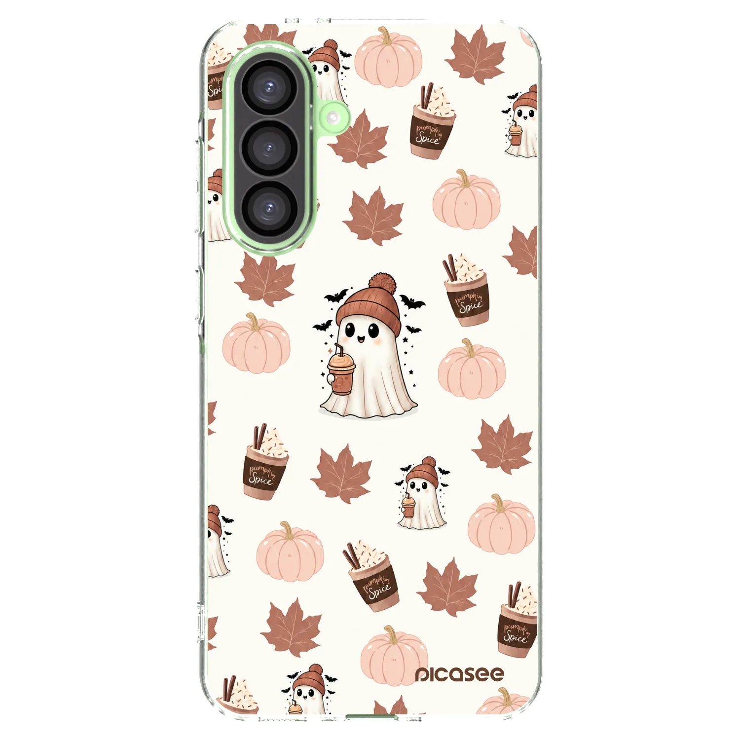 Picasee silikonový průhledný obal pro Samsung Galaxy A26 5G A266B - Pumpkin spice