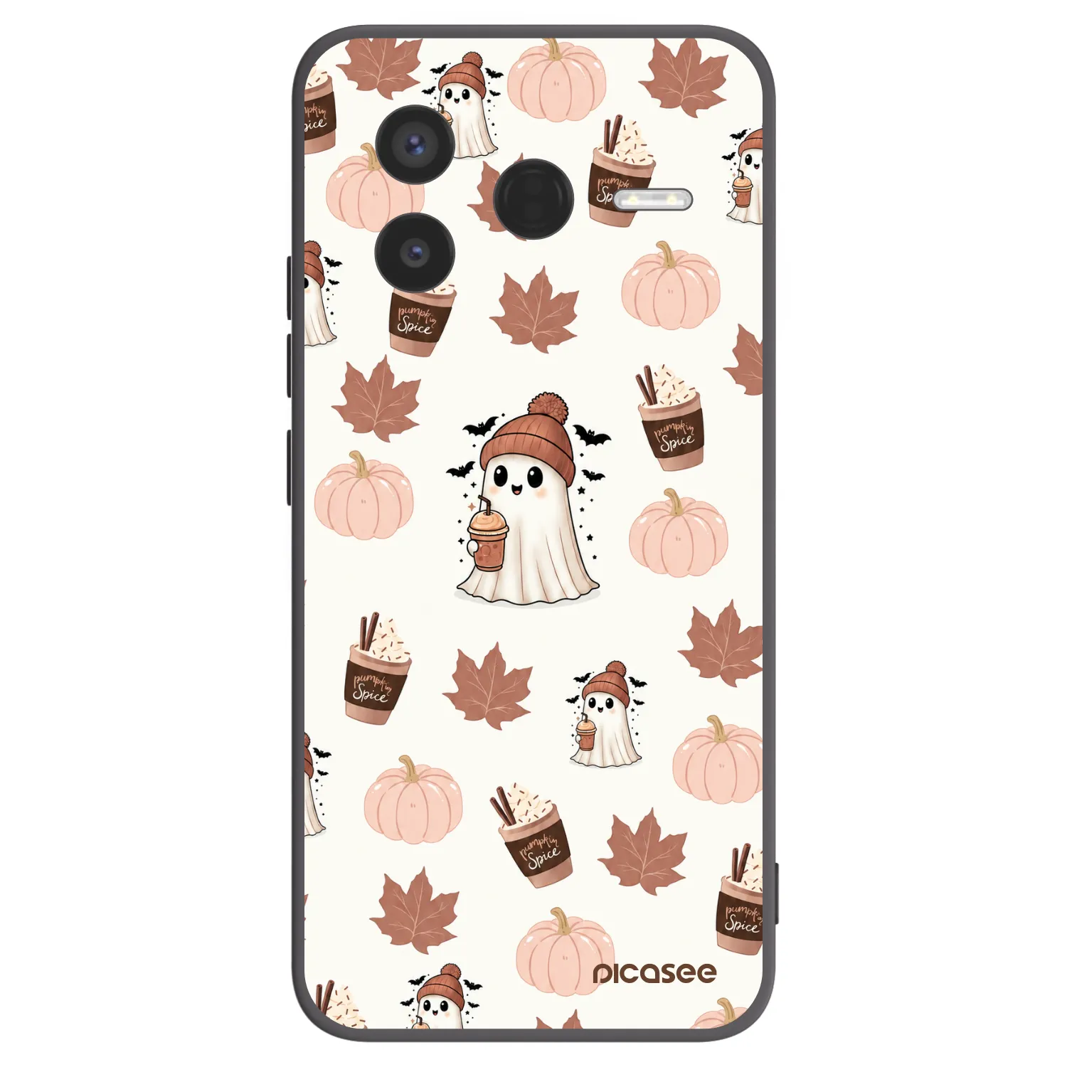 Picasee silikonový černý obal pro Xiaomi Poco F7 Pro 5G - Pumpkin spice
