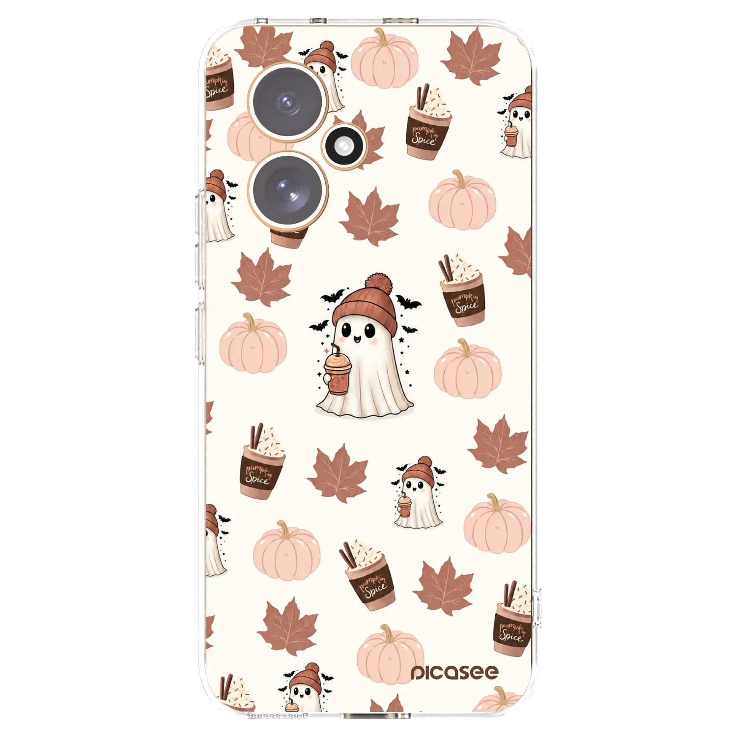 Picasee silikonový průhledný obal pro Honor 400 5G - Pumpkin spice