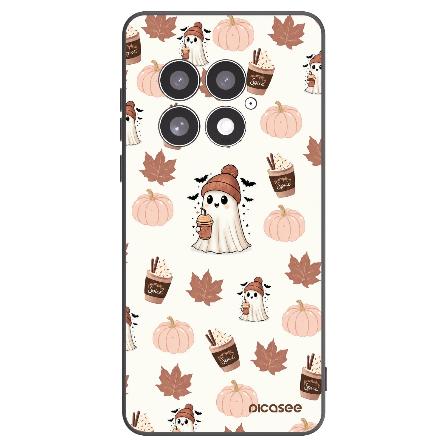 Picasee silikonový černý obal pro OnePlus 13 5G - Pumpkin spice