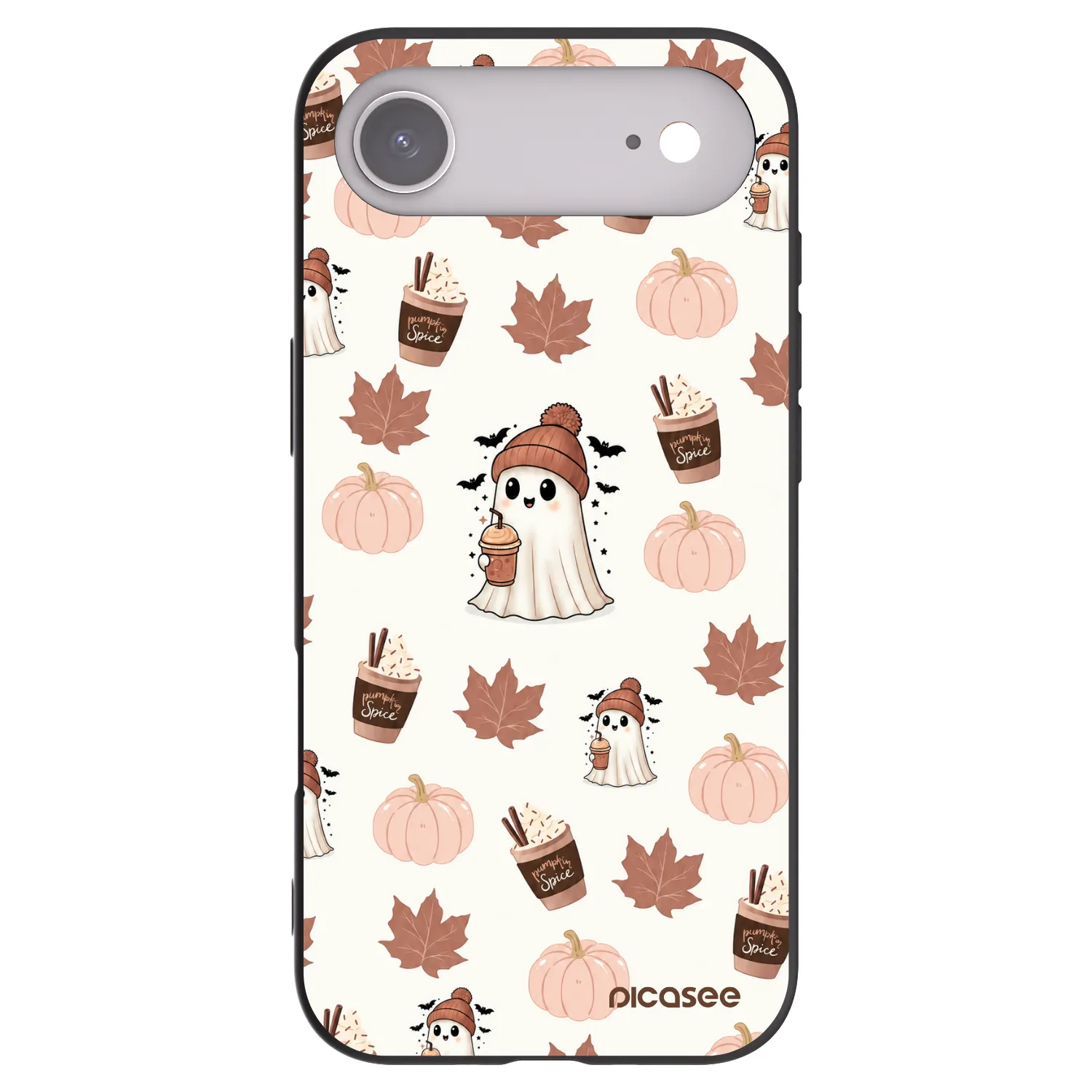 Picasee silikonový černý obal pro Apple iPhone Air - Pumpkin spice