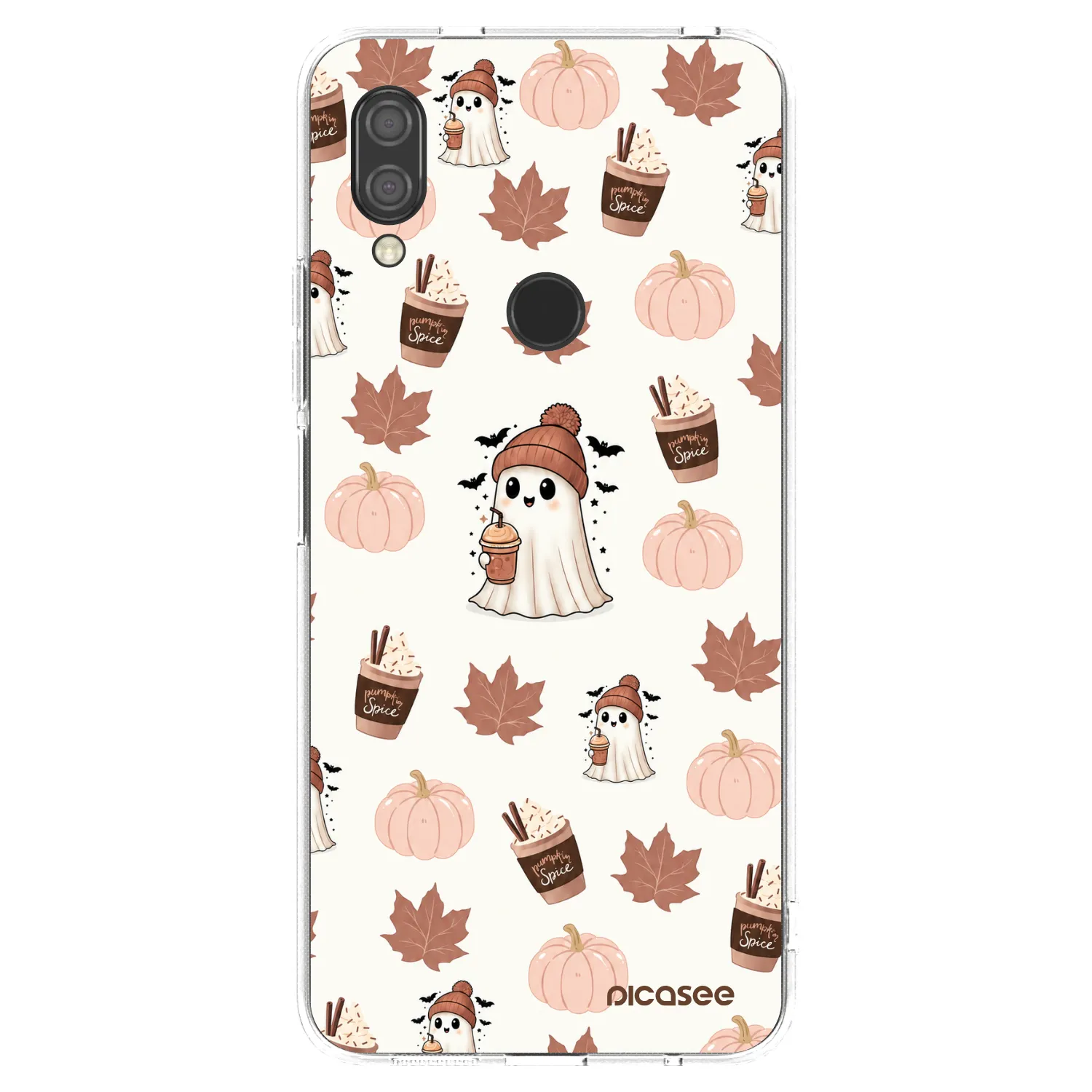 Picasee silikonový průhledný obal pro Xiaomi Redmi 7 - Pumpkin spice