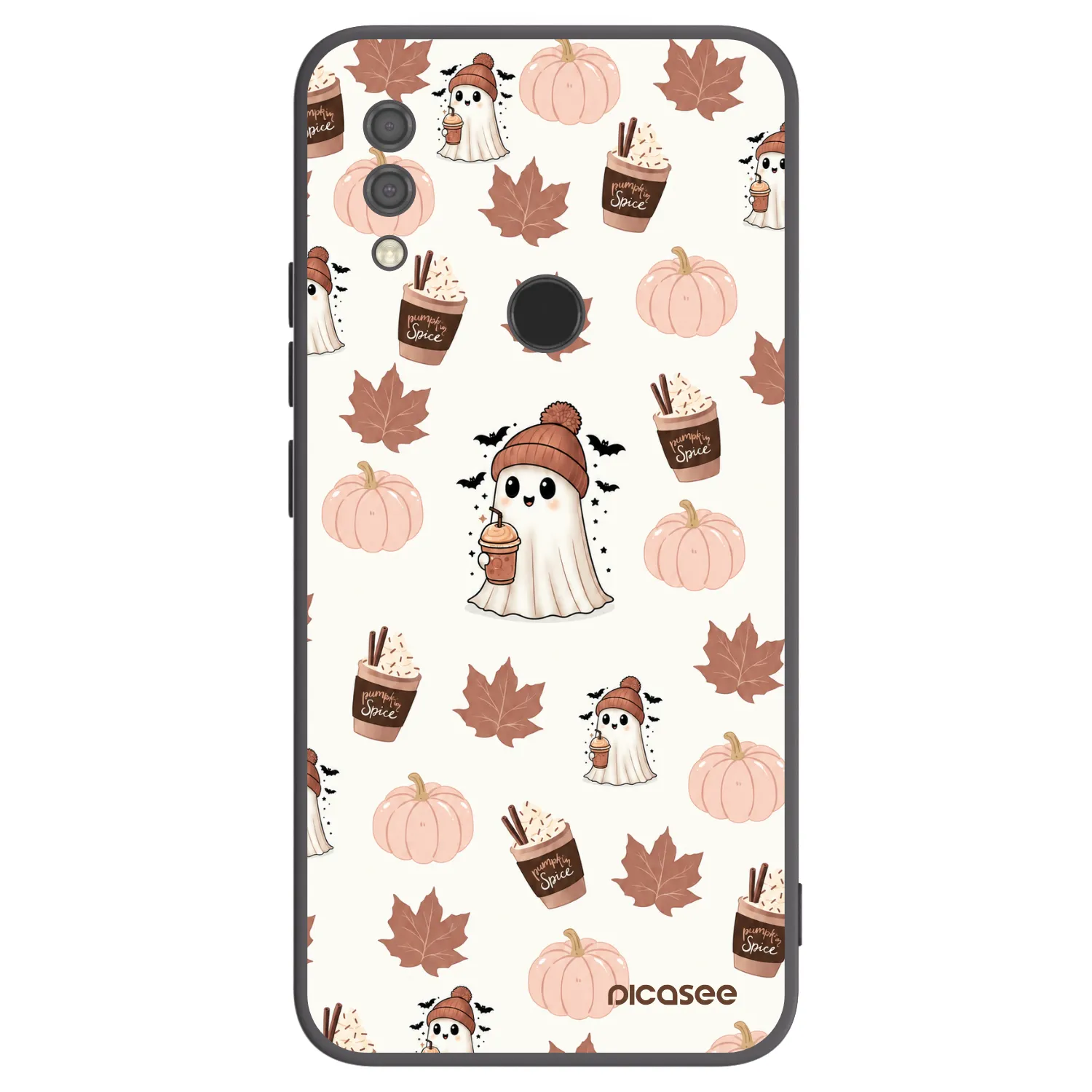 Picasee silikonový černý obal pro Xiaomi Redmi 7 - Pumpkin spice