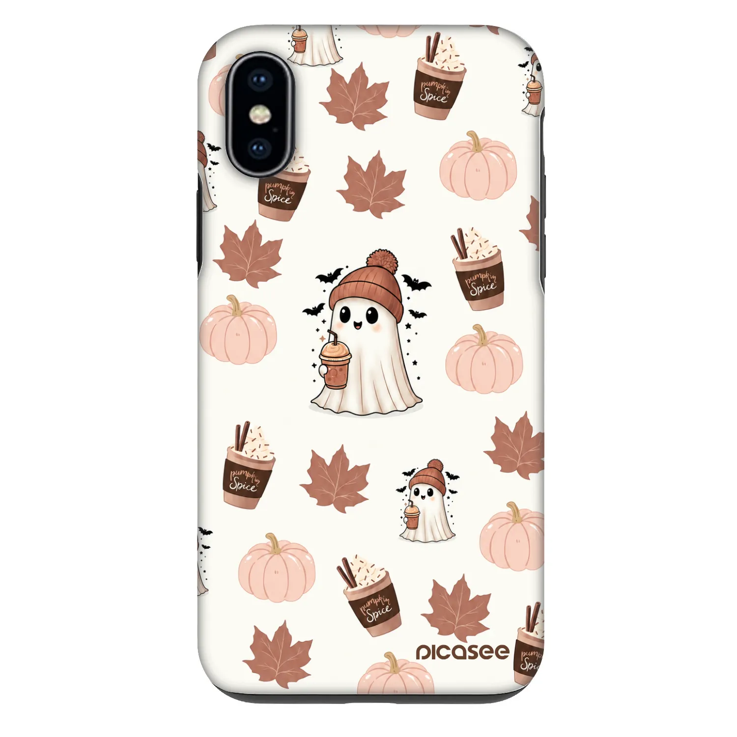 Picasee Fashion Case pro Apple iPhone X/XS - Pumpkin spice