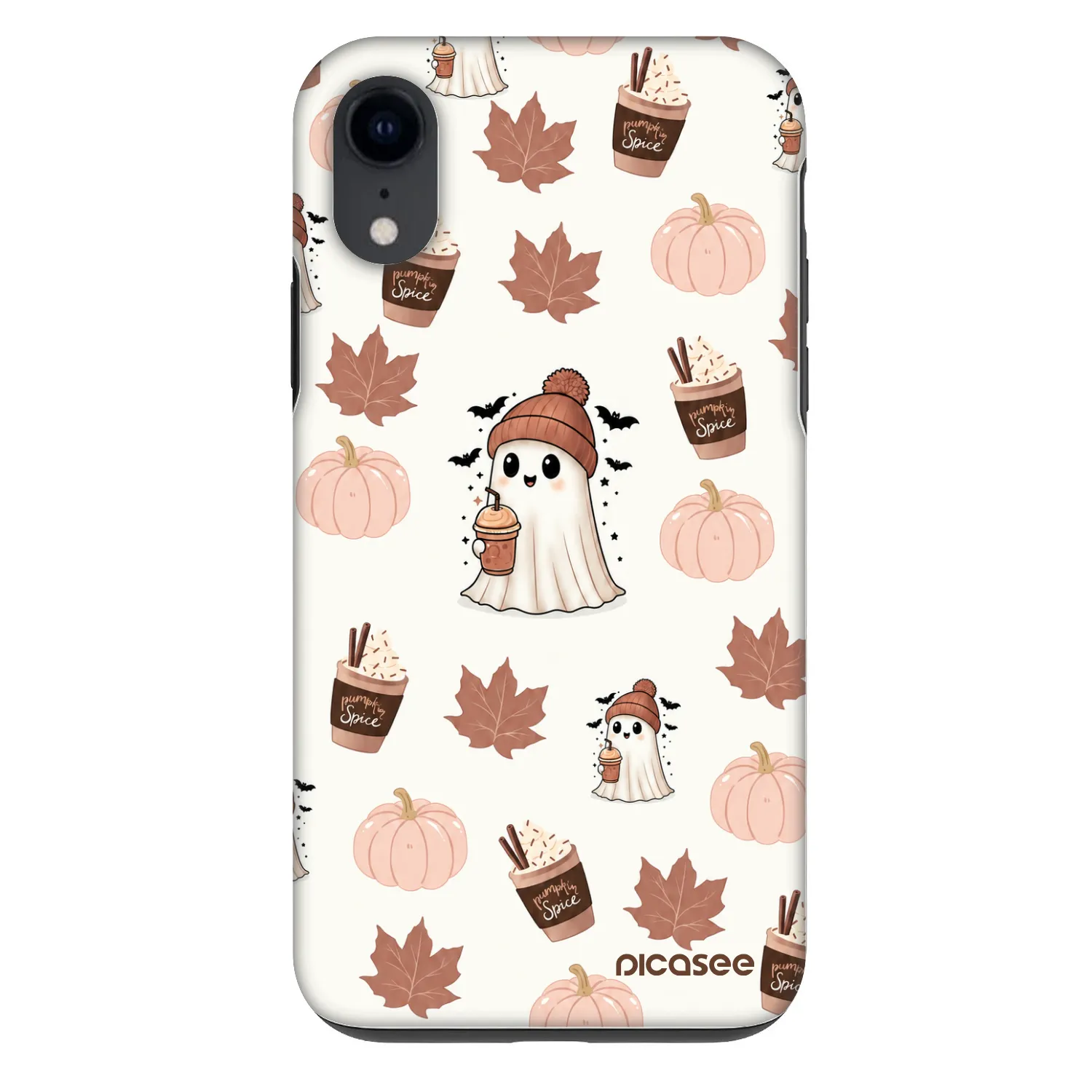 Picasee Fashion Case pro Apple iPhone XR - Pumpkin spice