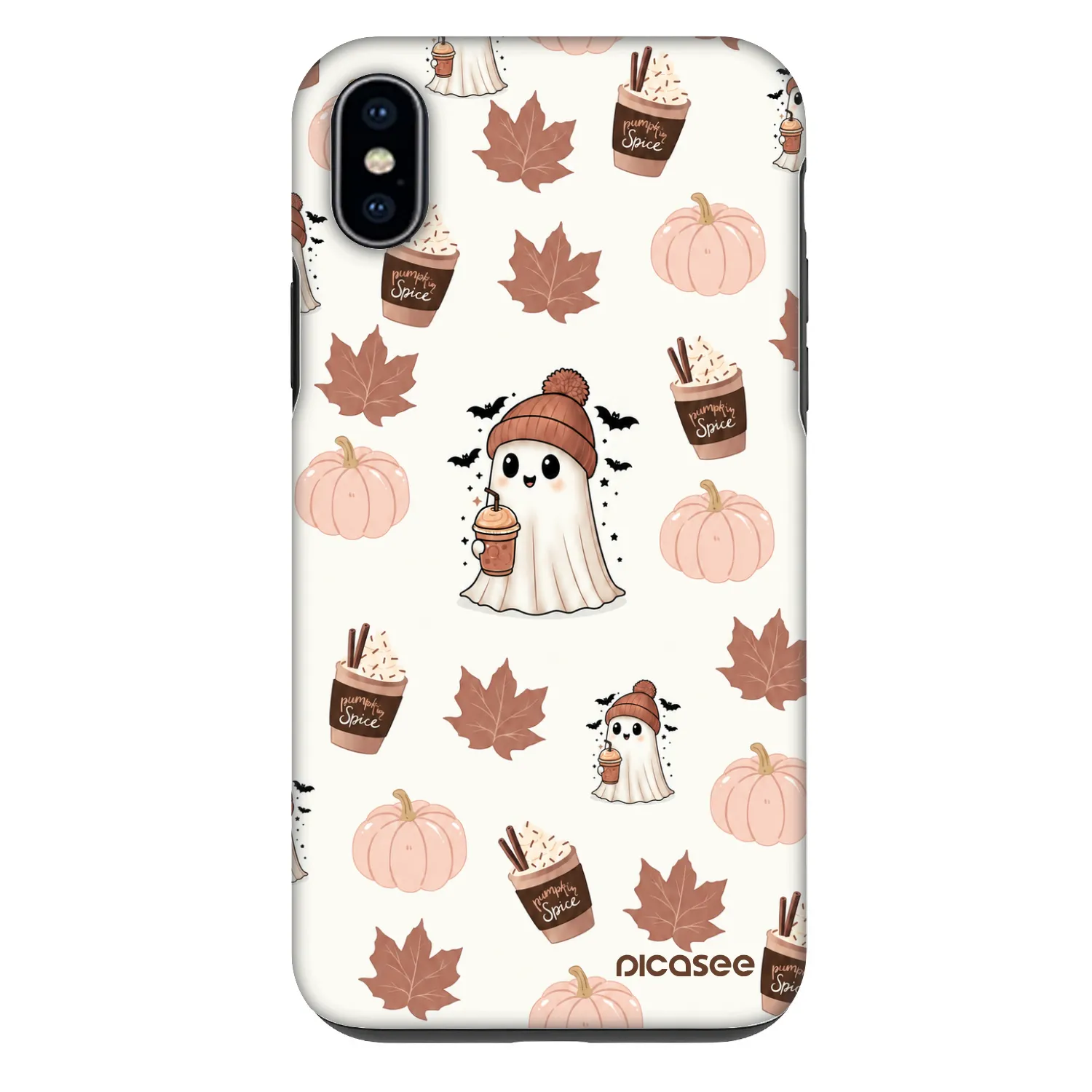 Picasee Fashion Case pro Apple iPhone XS Max - Pumpkin spice
